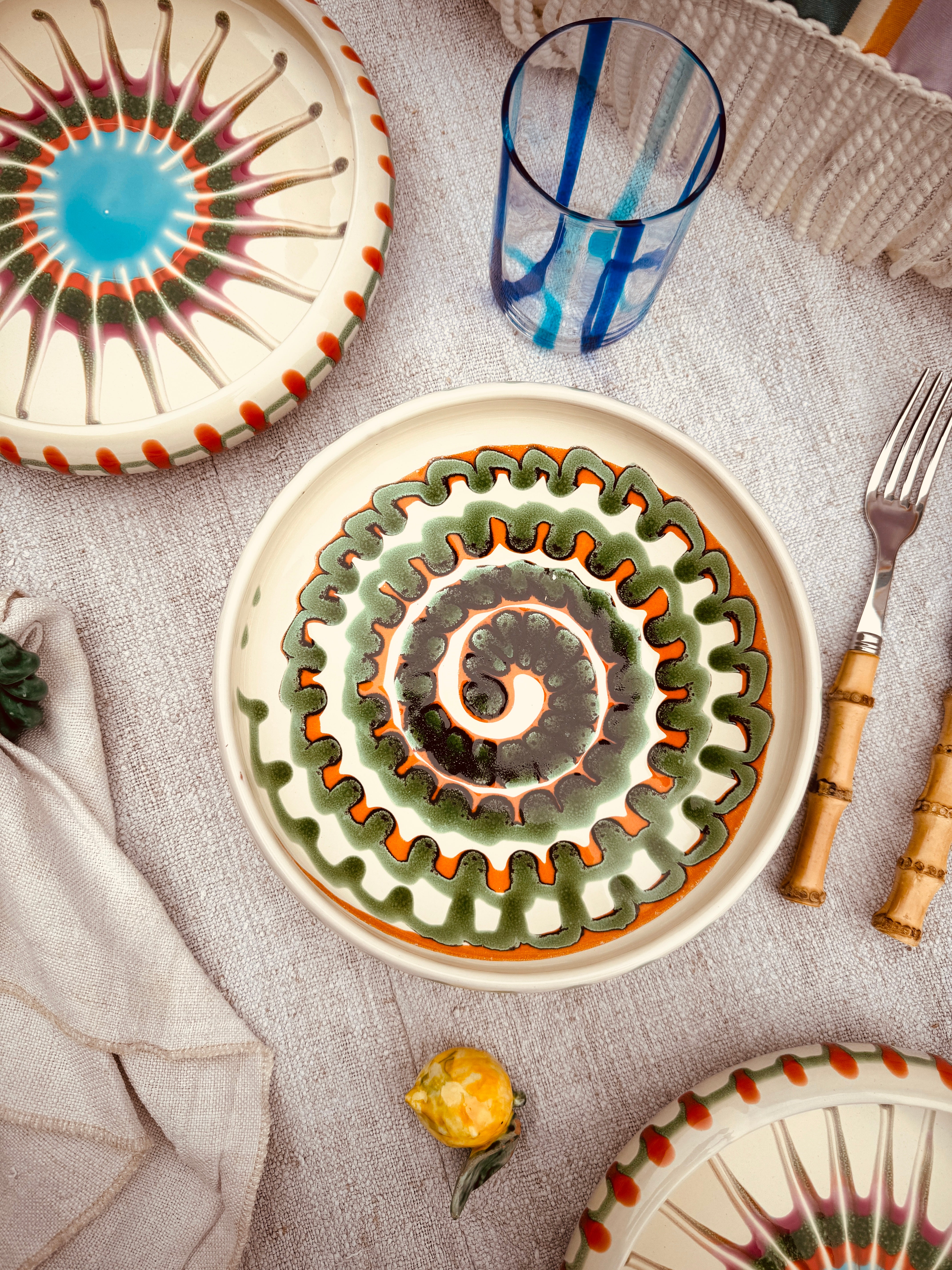 Psychedelic VisoSchale – 21 cm „Bordo Tornito“ – Einzelstück