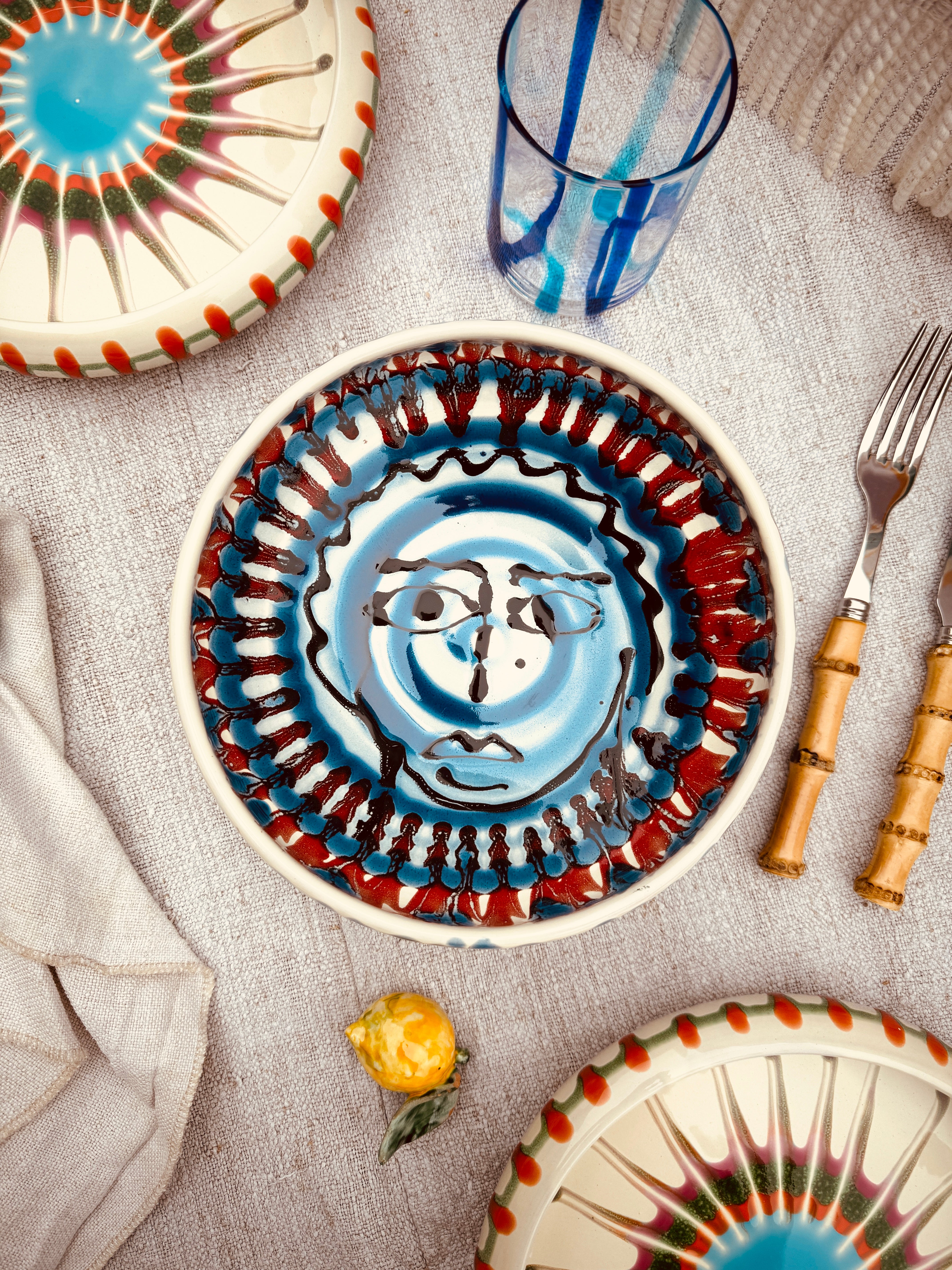 Psychedelic VisoSchale – 21 cm „Bordo Tornito“ – Einzelstück