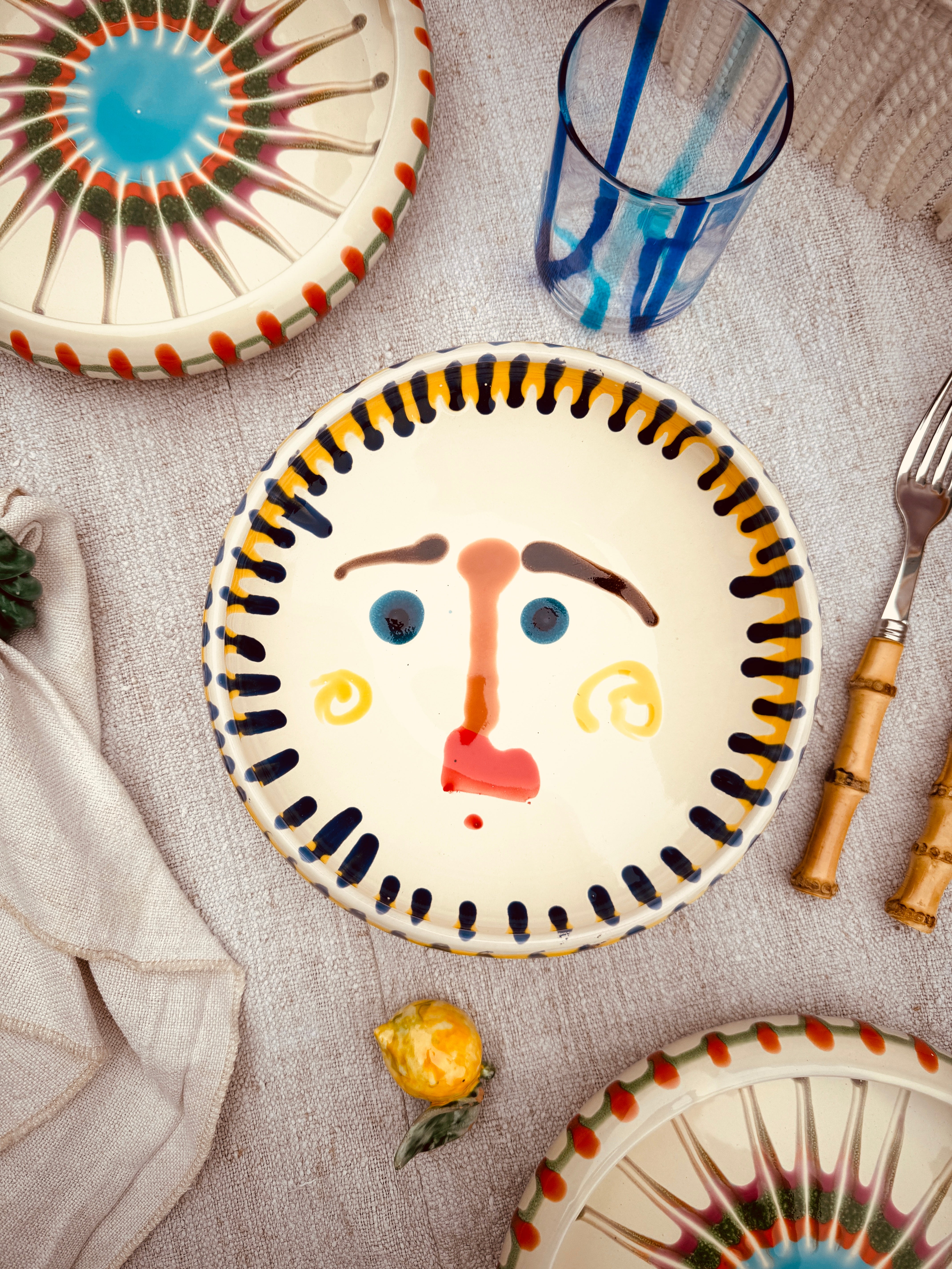 Psychedelic VisoSchale – 21 cm „Bordo Tornito“ – Einzelstück