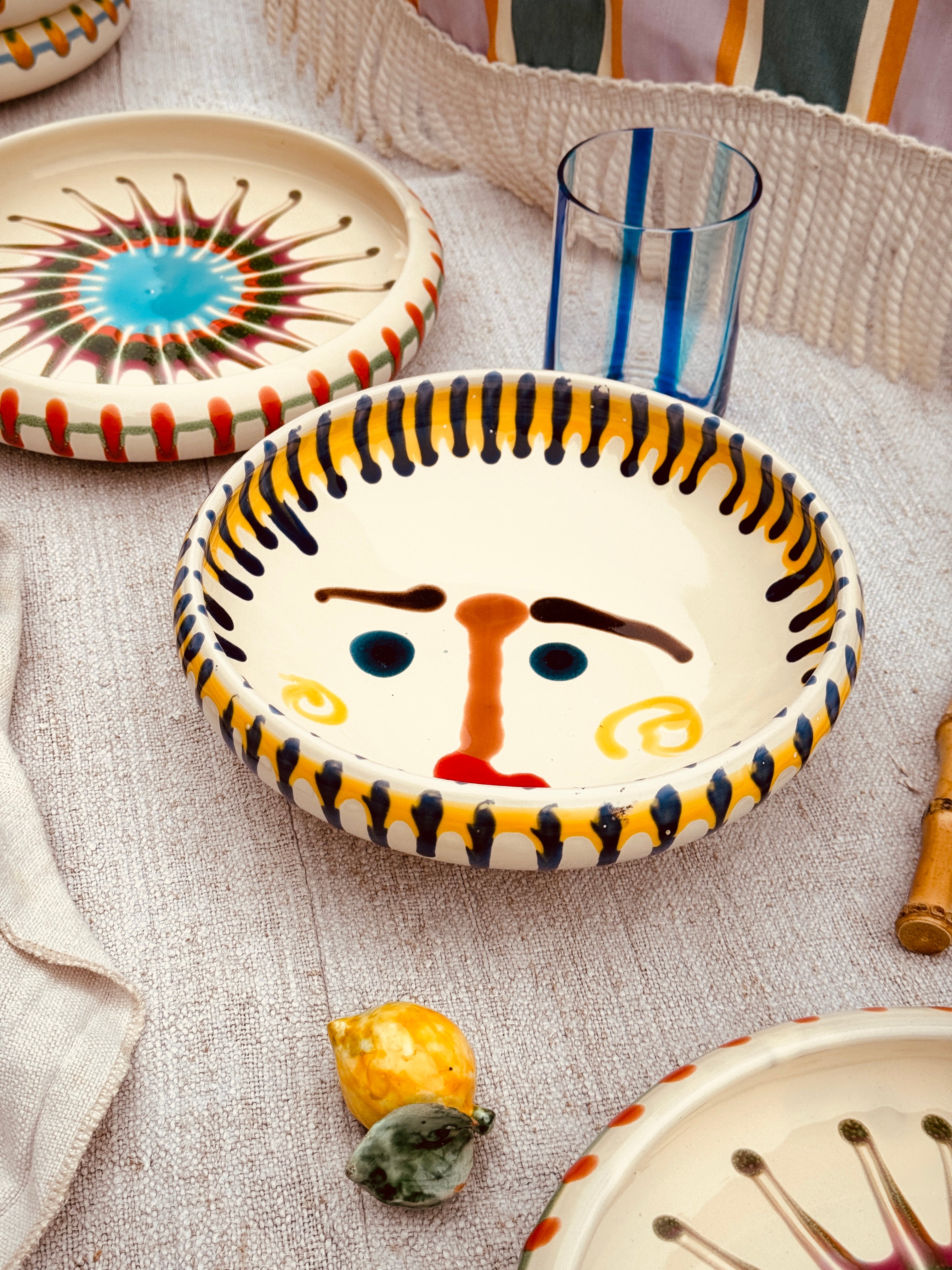 Psychedelic VisoSchale – 21 cm „Bordo Tornito“ – Einzelstück