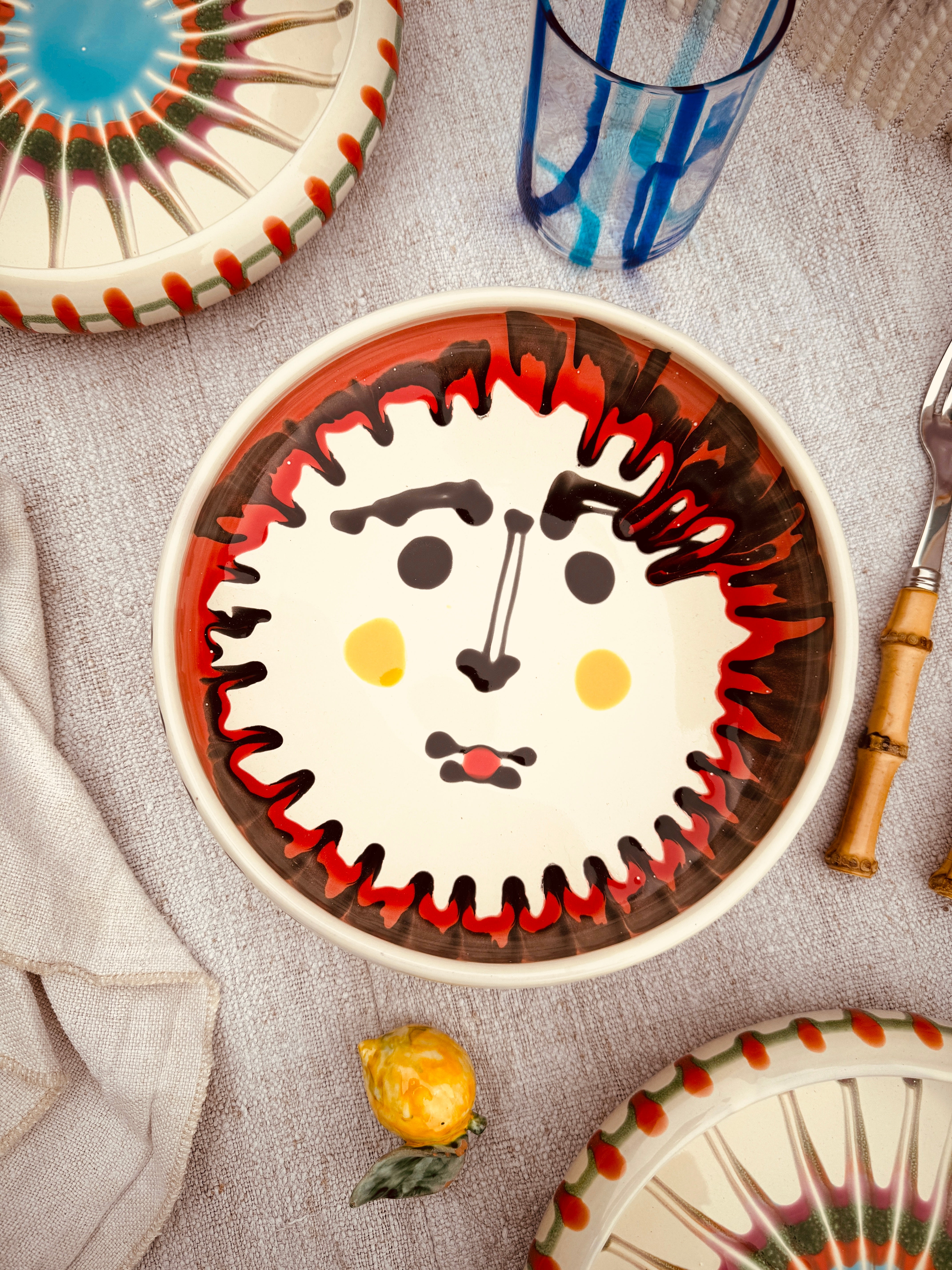 Psychedelic VisoSchale – 21 cm „Bordo Tornito“ – Einzelstück