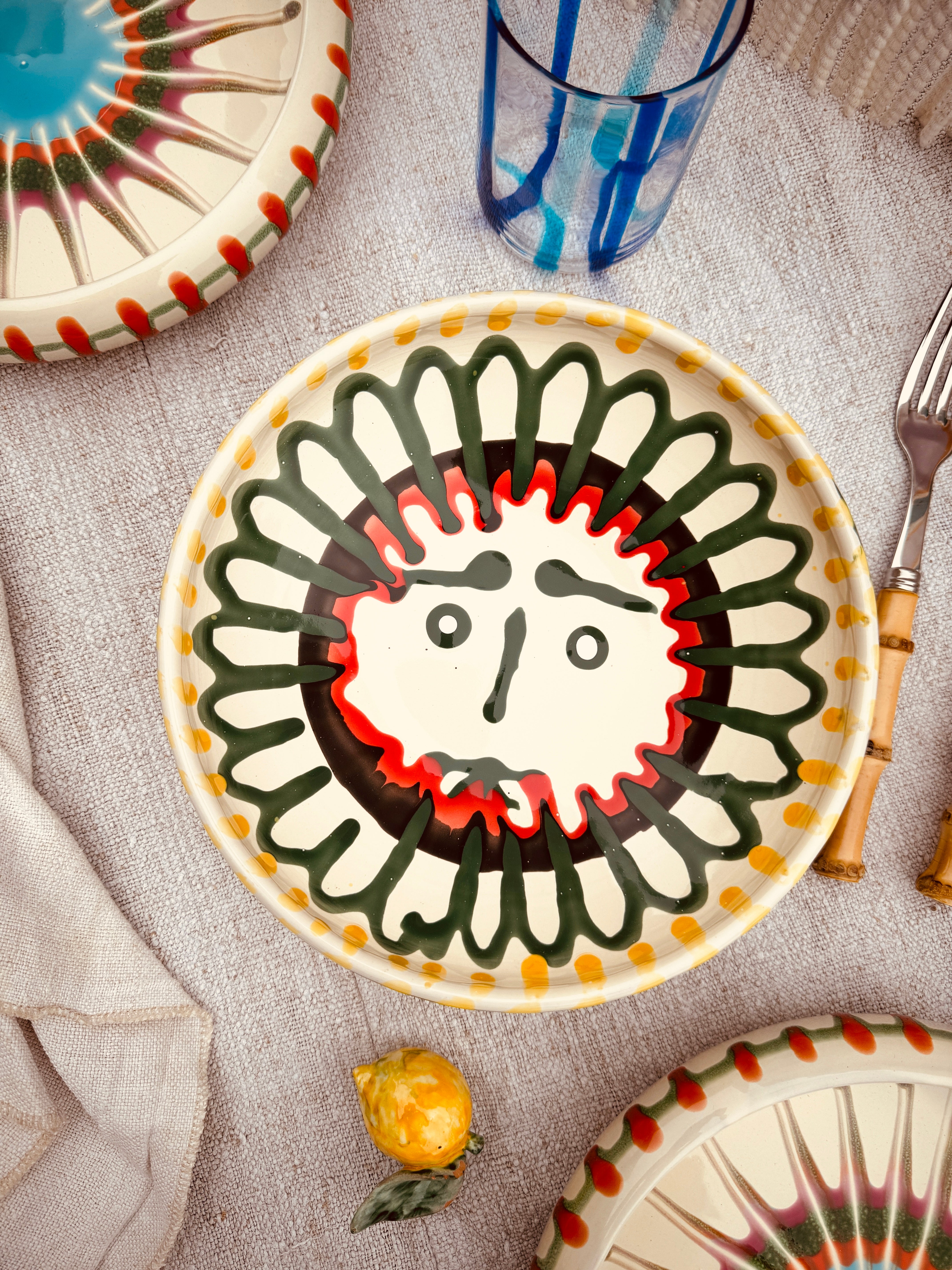 Psychedelic VisoSchale – 21 cm „Bordo Tornito“ – Einzelstück