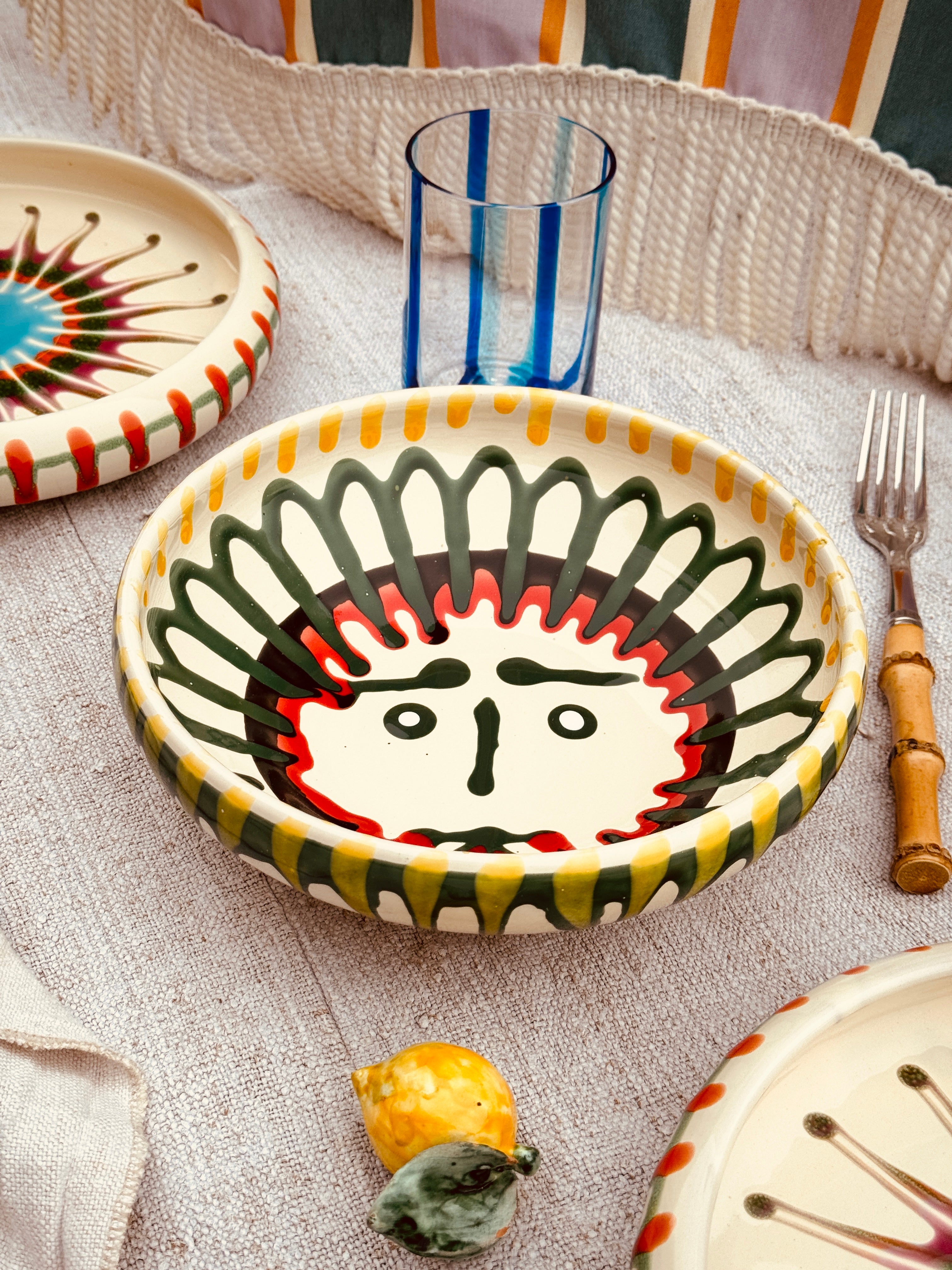 Psychedelic VisoSchale – 21 cm „Bordo Tornito“ – Einzelstück