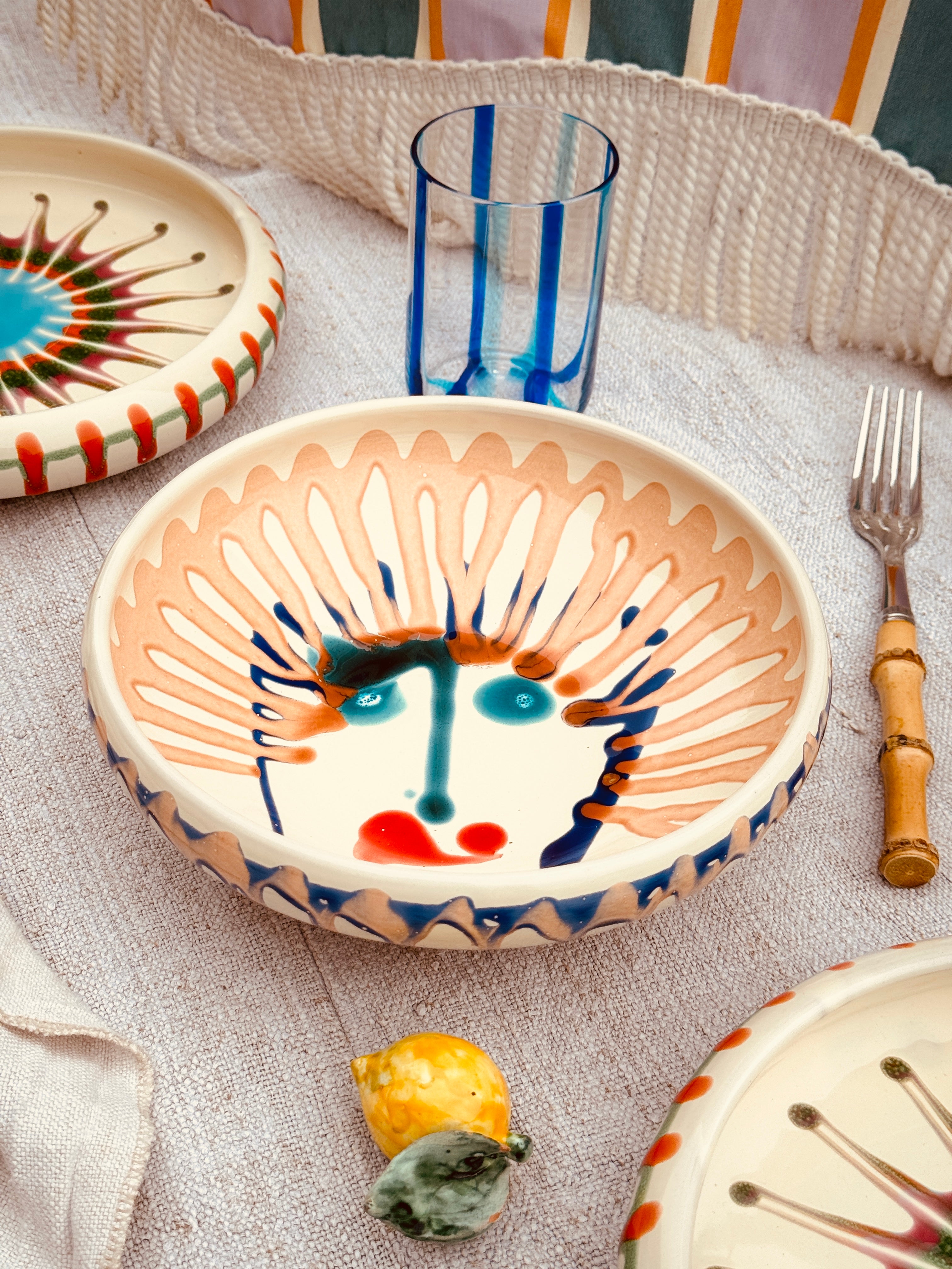 Psychedelic VisoSchale – 21 cm „Bordo Tornito“ – Einzelstück