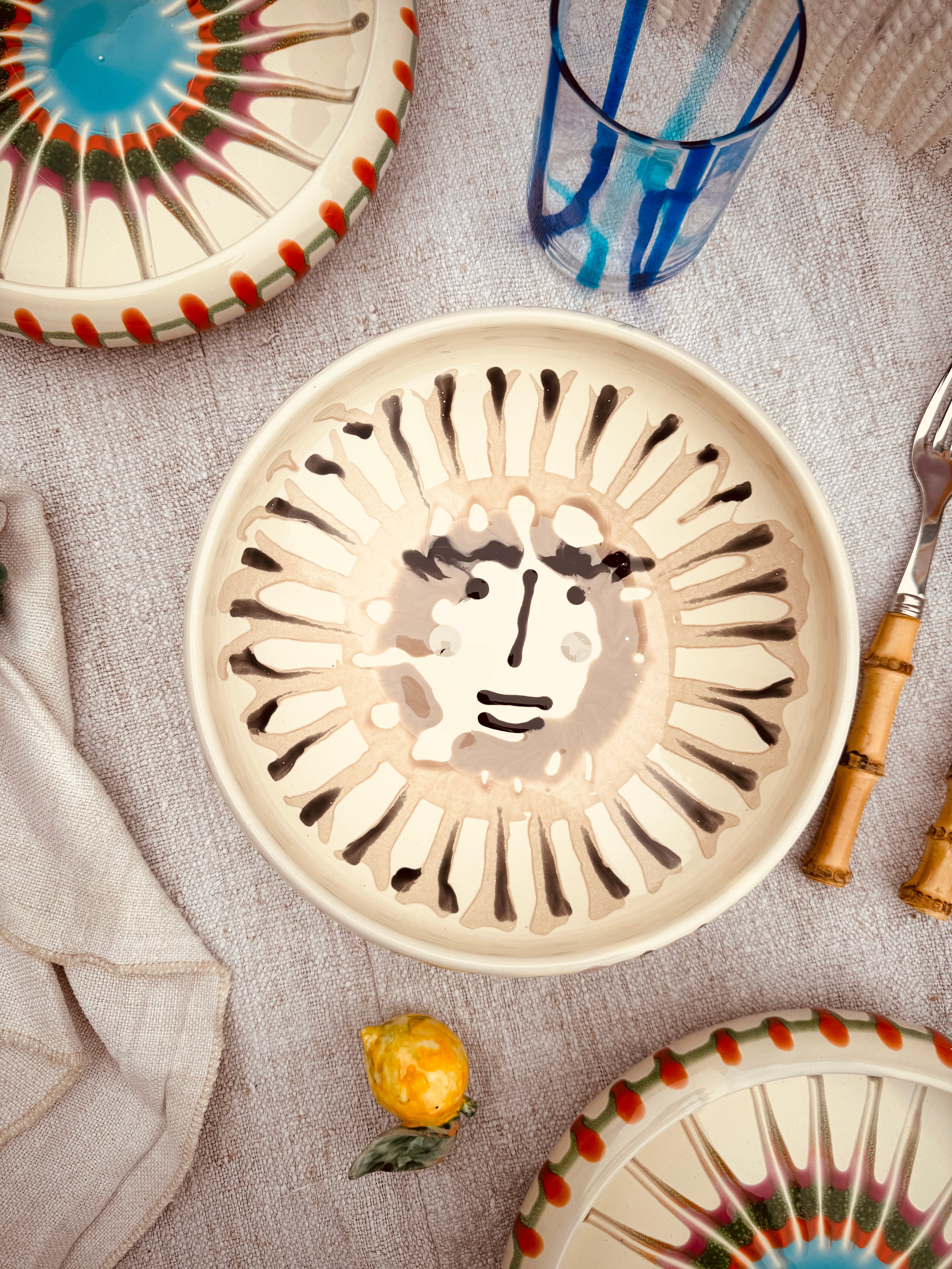 Psychedelic VisoSchale – 21 cm „Bordo Tornito“ – Einzelstück