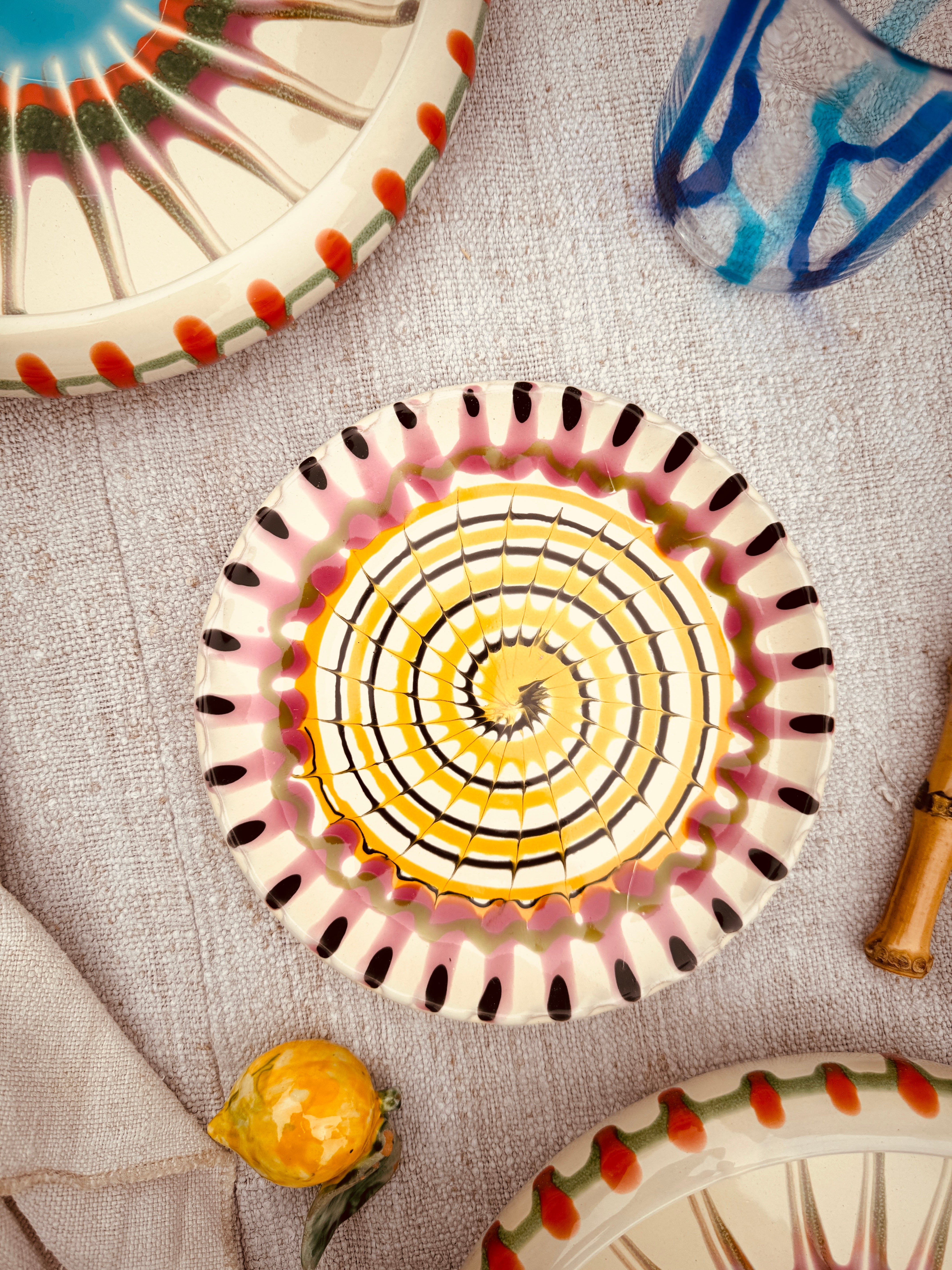 Psychodelic Brotteller Plate - 16cm "Little Puglia 1982"