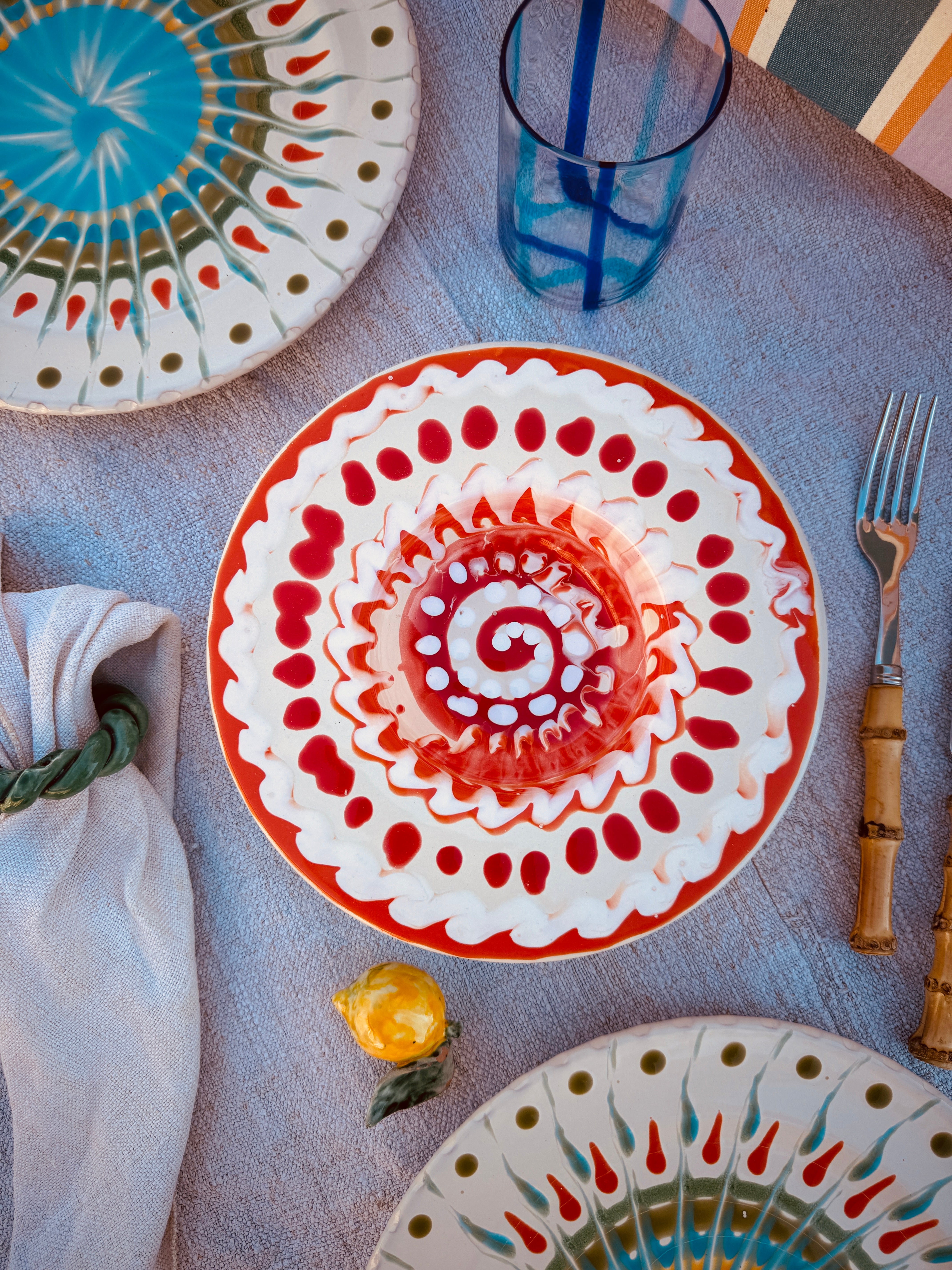 Psychodelic Schale Cappello di Prete 23cm "Einzelstück"