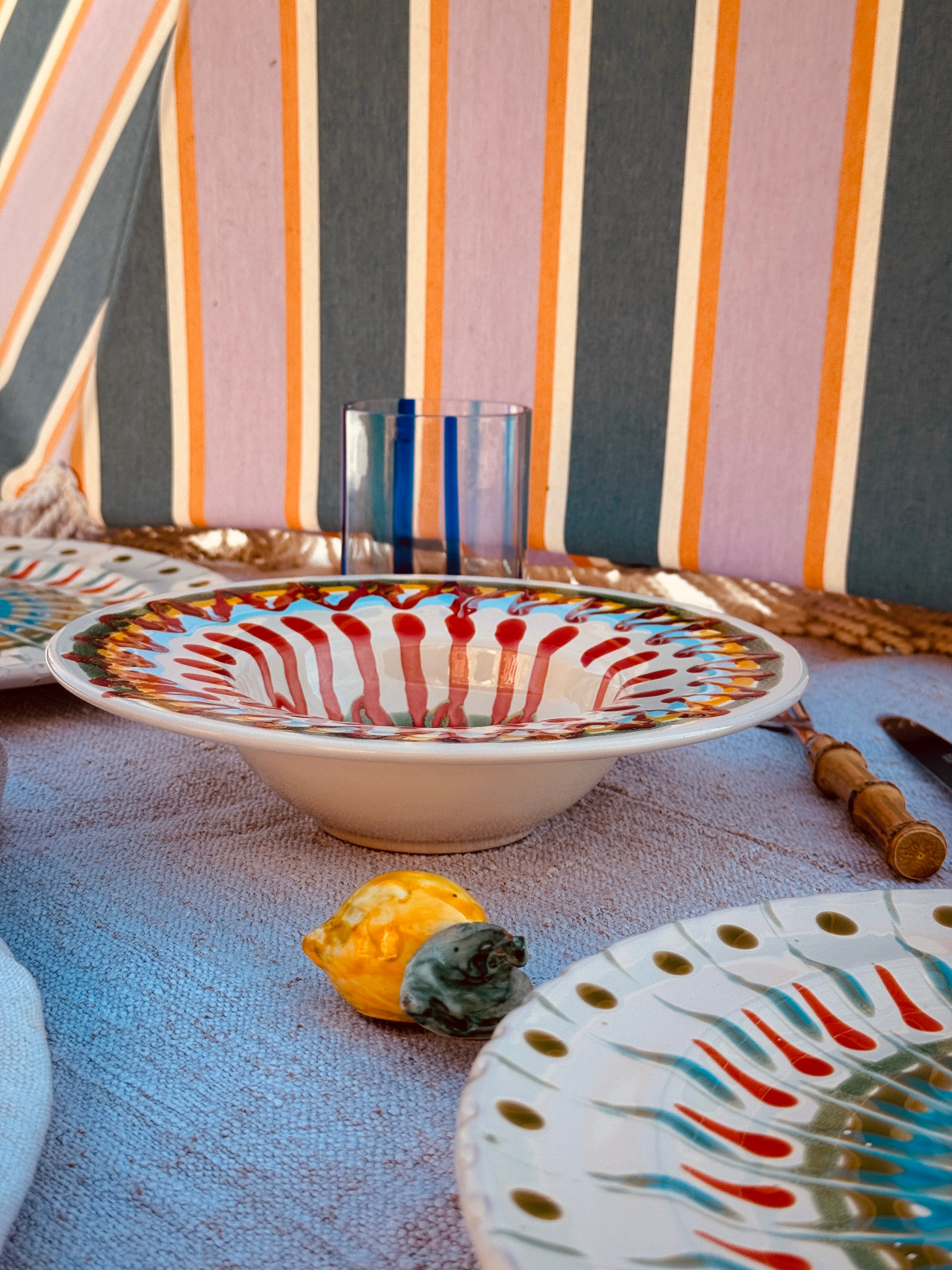 Psychodelic Schale Cappello di Prete 23cm "Einzelstück"