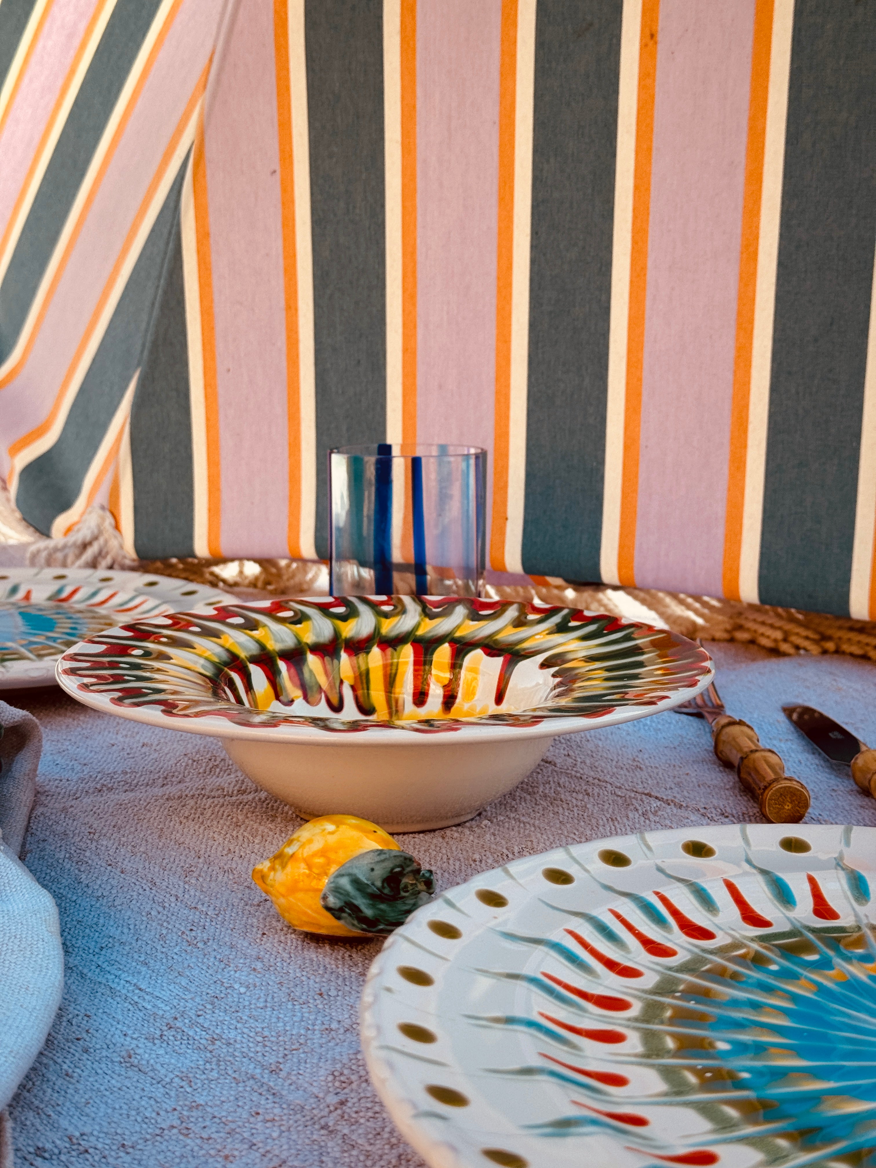 Psychodelic Schale Cappello di Prete 23cm "Einzelstück"