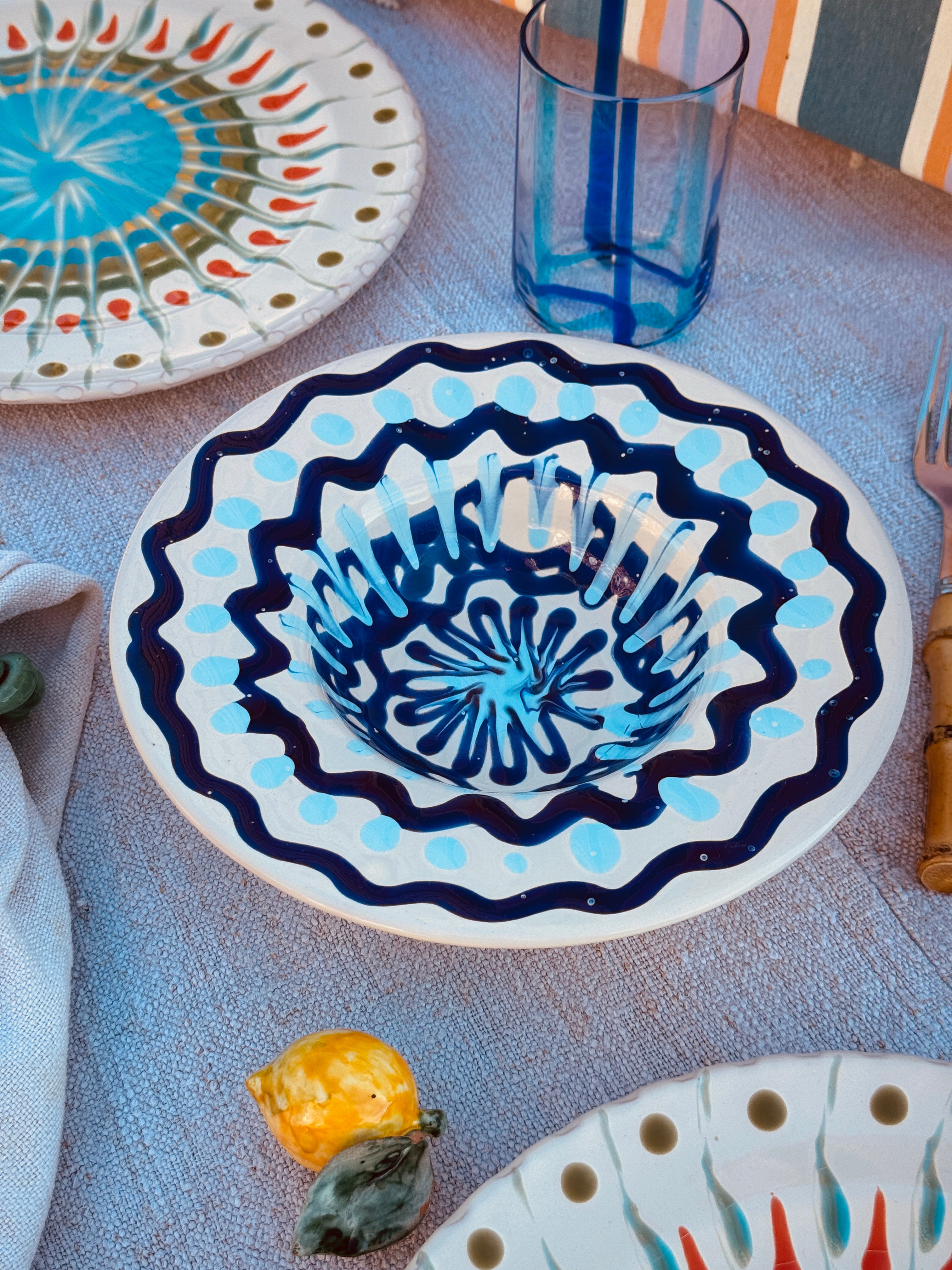 Psychodelic Schale Cappello di Prete 23cm "Einzelstück"