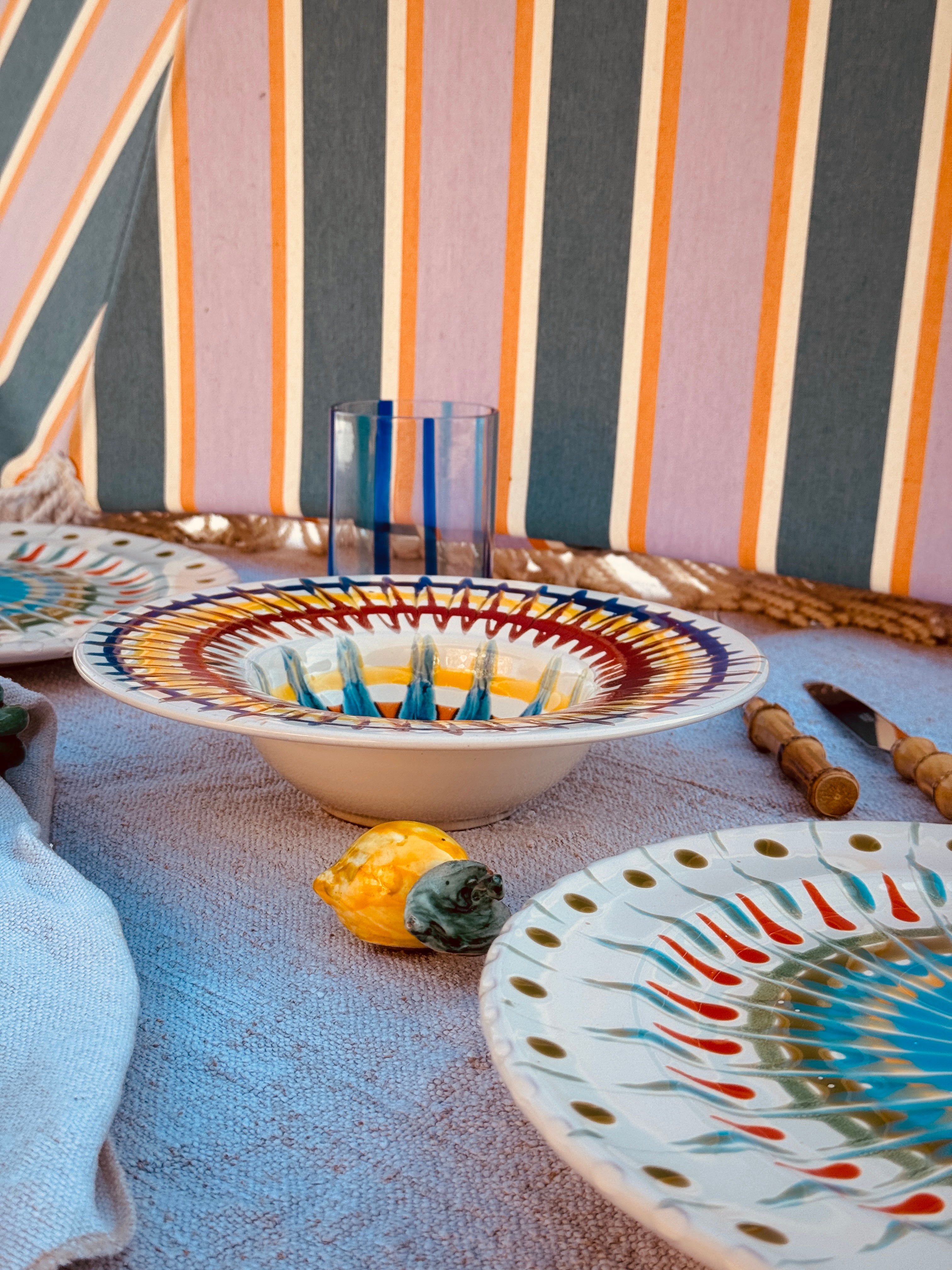 Psychodelic Schale Cappello di Prete 23cm "Einzelstück"