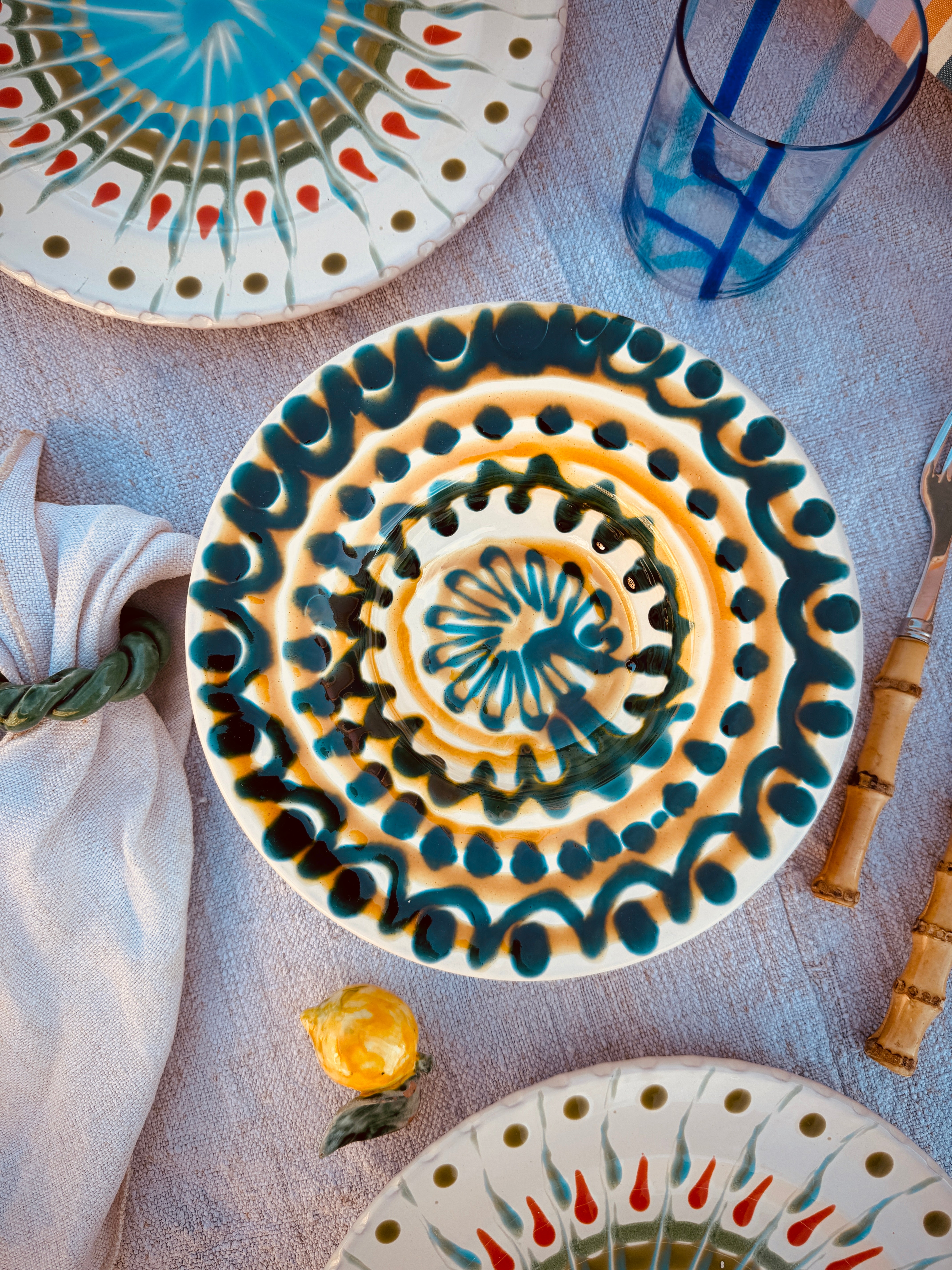 Psychodelic Schale Cappello di Prete 23cm "Einzelstück"