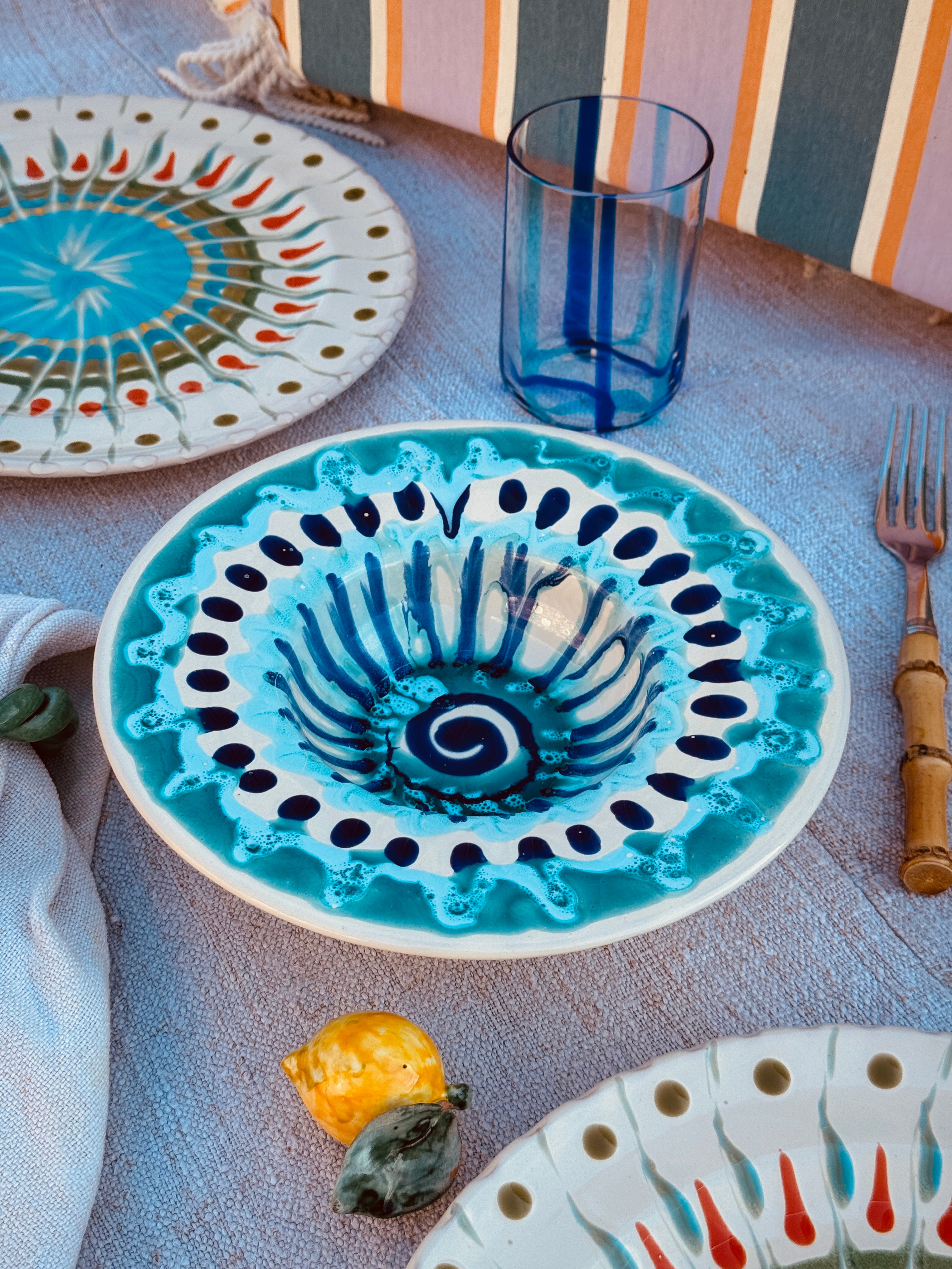 Psychodelic Schale Cappello di Prete 23cm "Einzelstück"