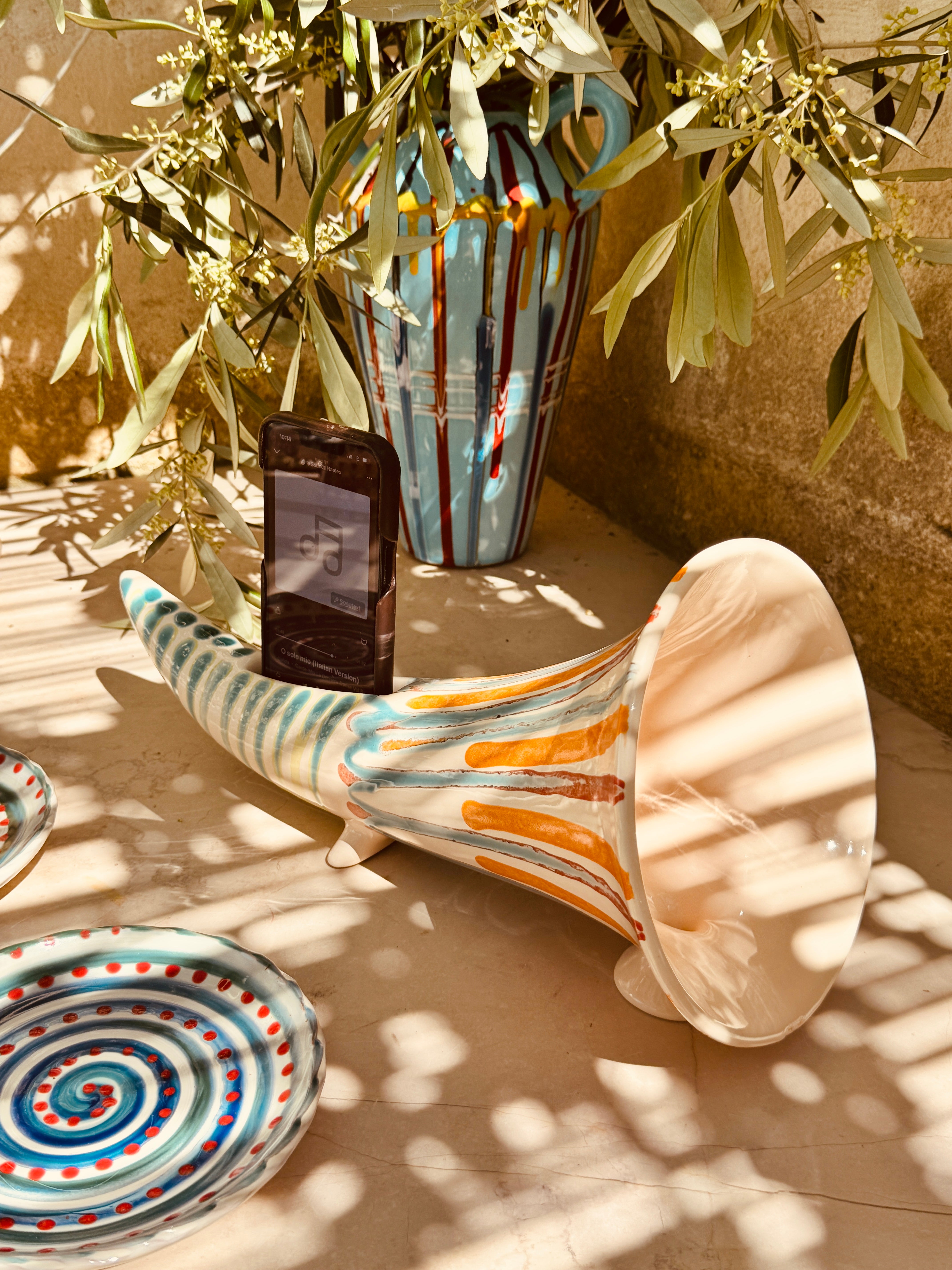 "Mr.Rivieras Good Vibe Music Box" Handmade Ceramic Music Box - A Masterpiece of Italian Craftsmanship