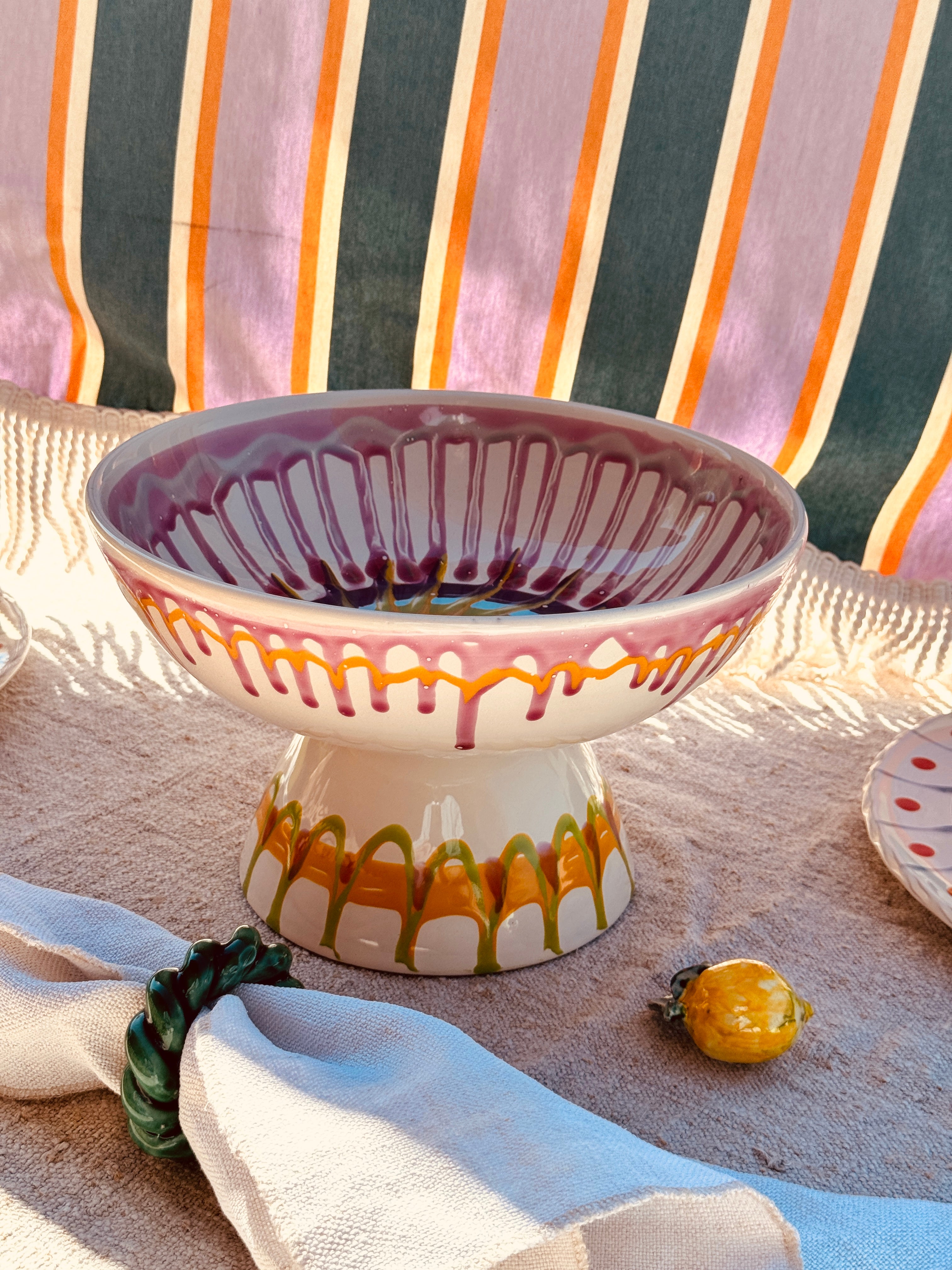 Psychodelic High Bowl  - 26cm "Piccolo Mondo"