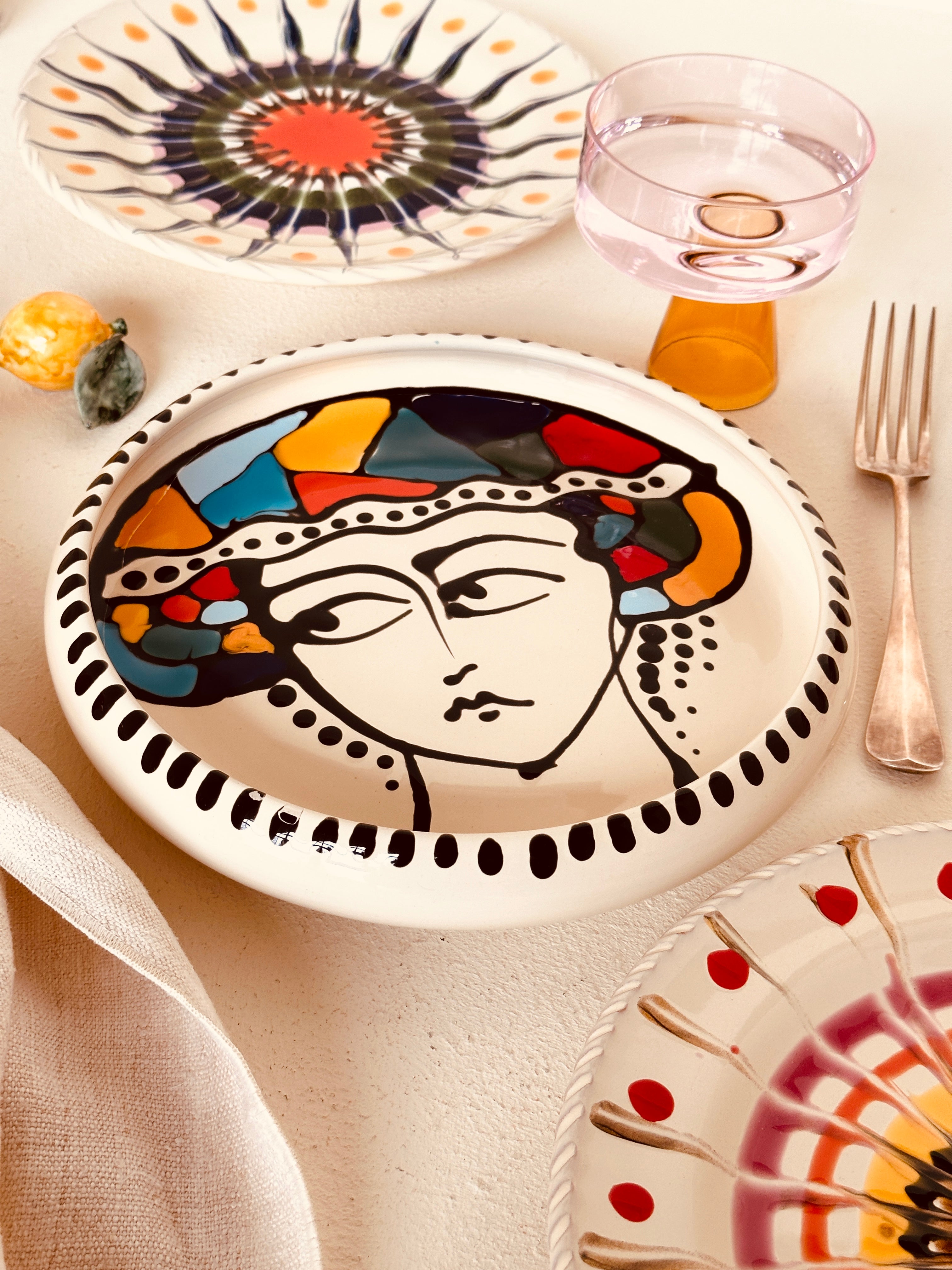 Viso Frisbee Plate "PICASSO inspired Unique Master Piece 1965“