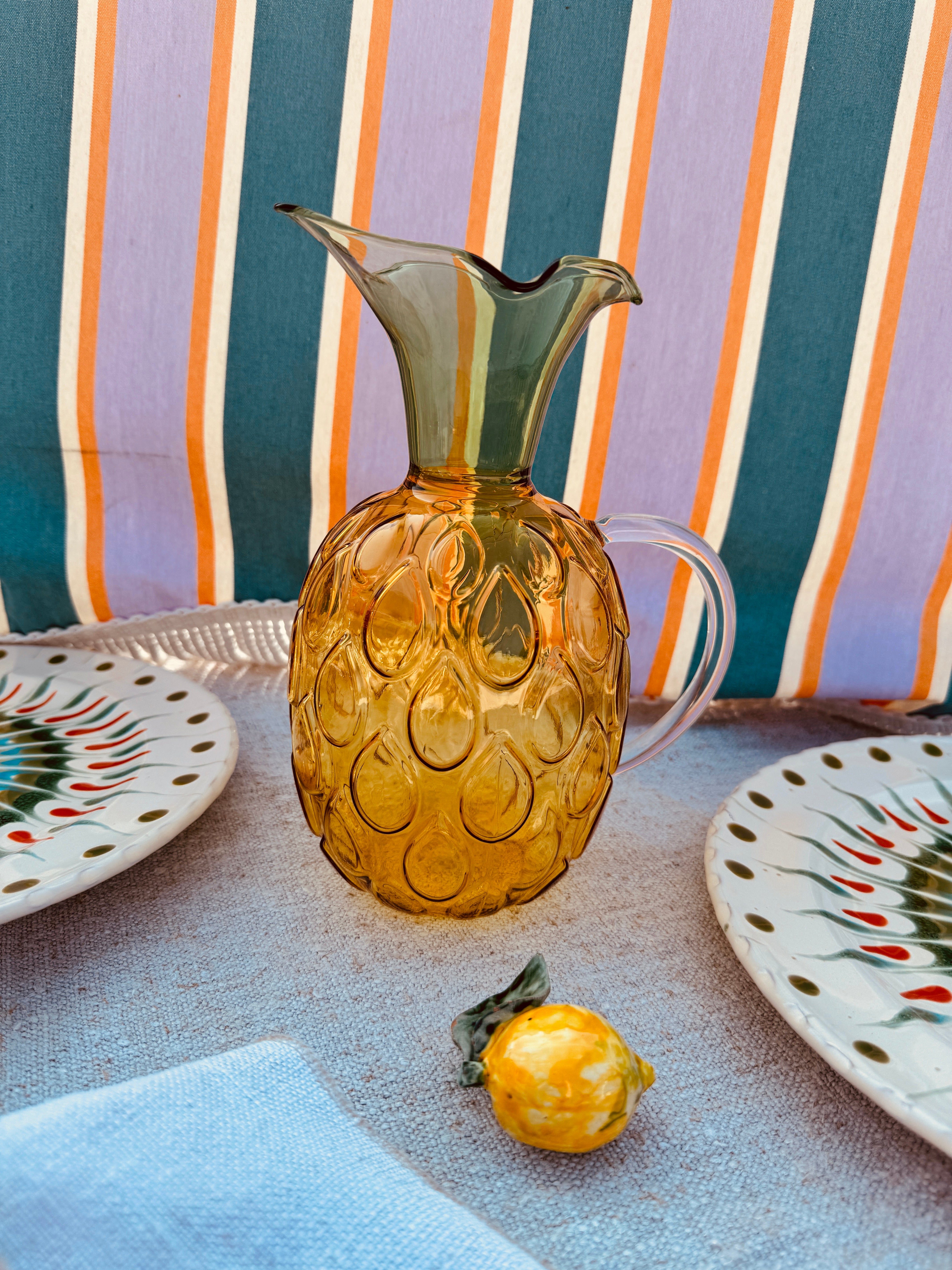 Ananas Glasskaraffe "Fill up my Bicchiere"