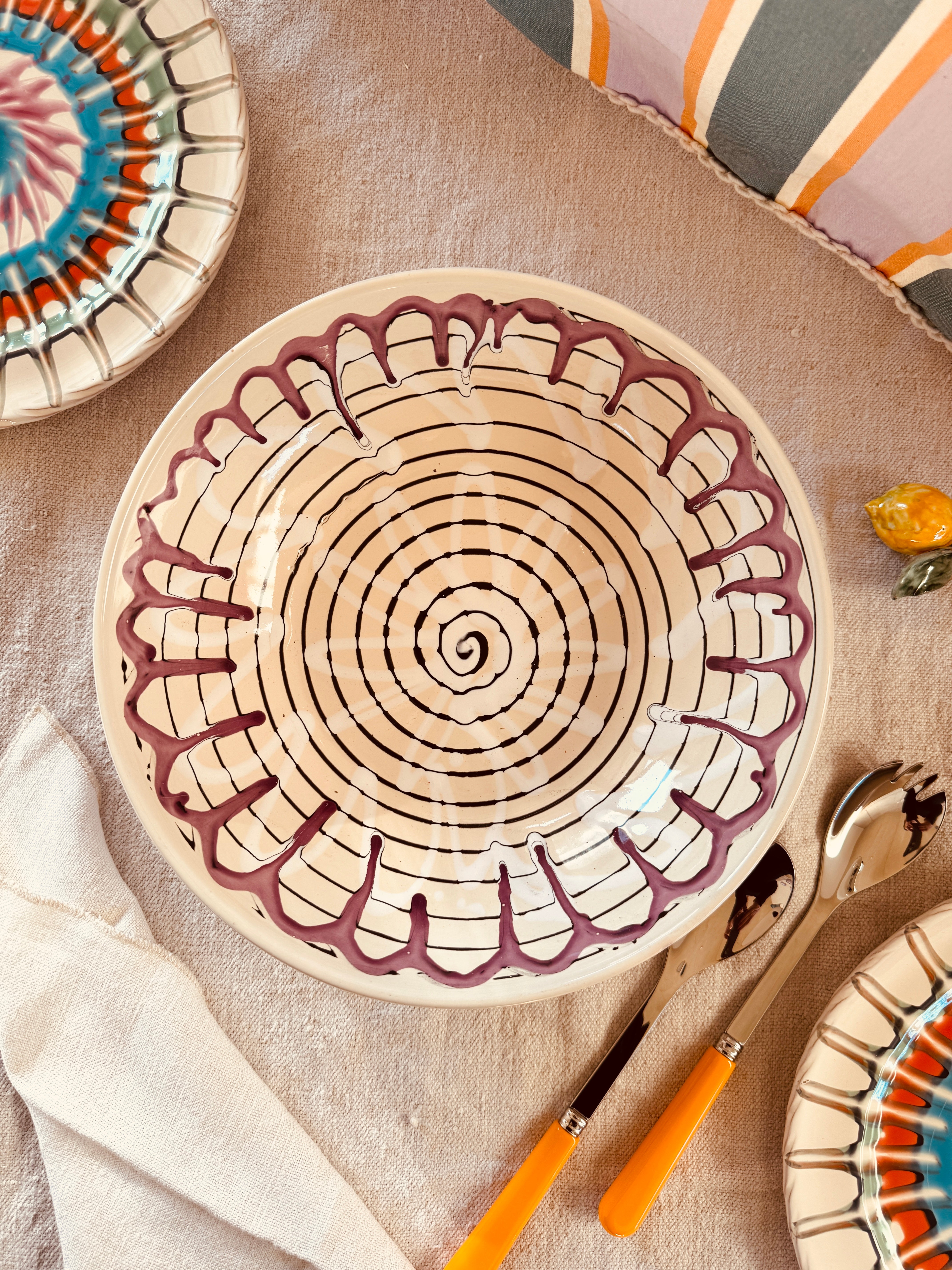 Salatschale 30cm “Unikat Einzelstück - nur 1 x erhältlich"