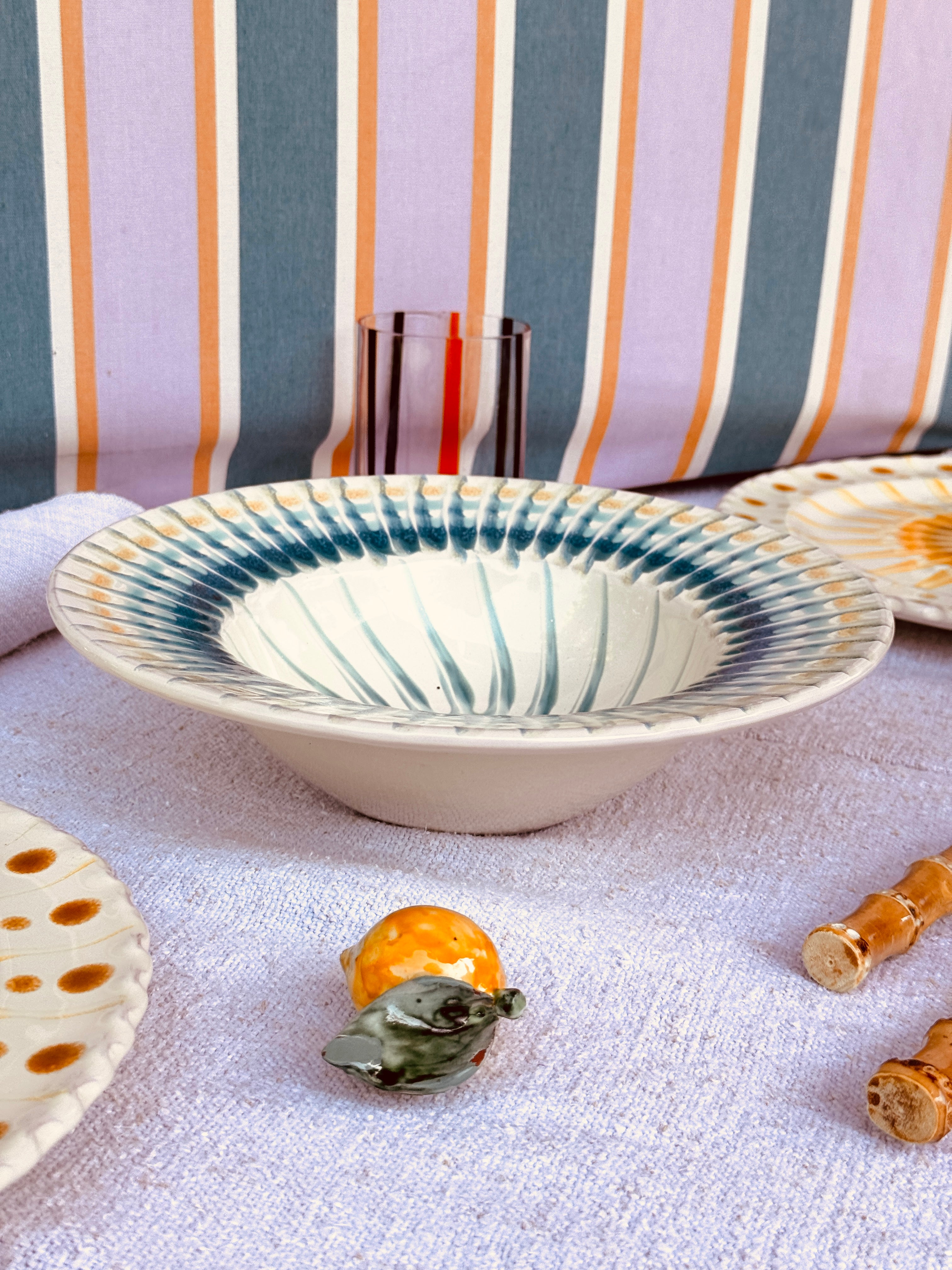 Handmade Italian Pasta Bowl 25 cm | Cappello di Prete