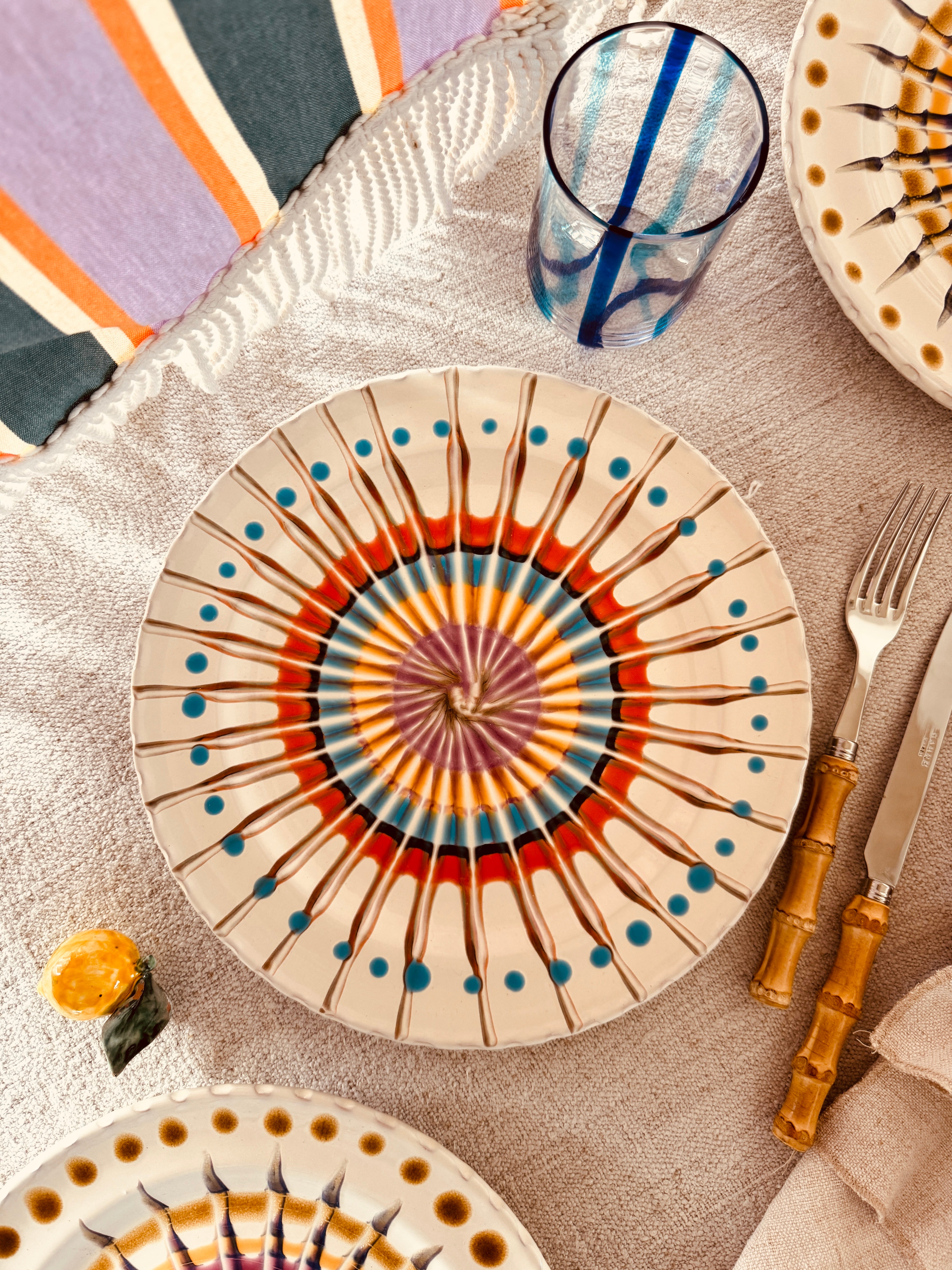 Psychodelic Speiseteller - 27cm "Grand Hotel Riviera 1962"