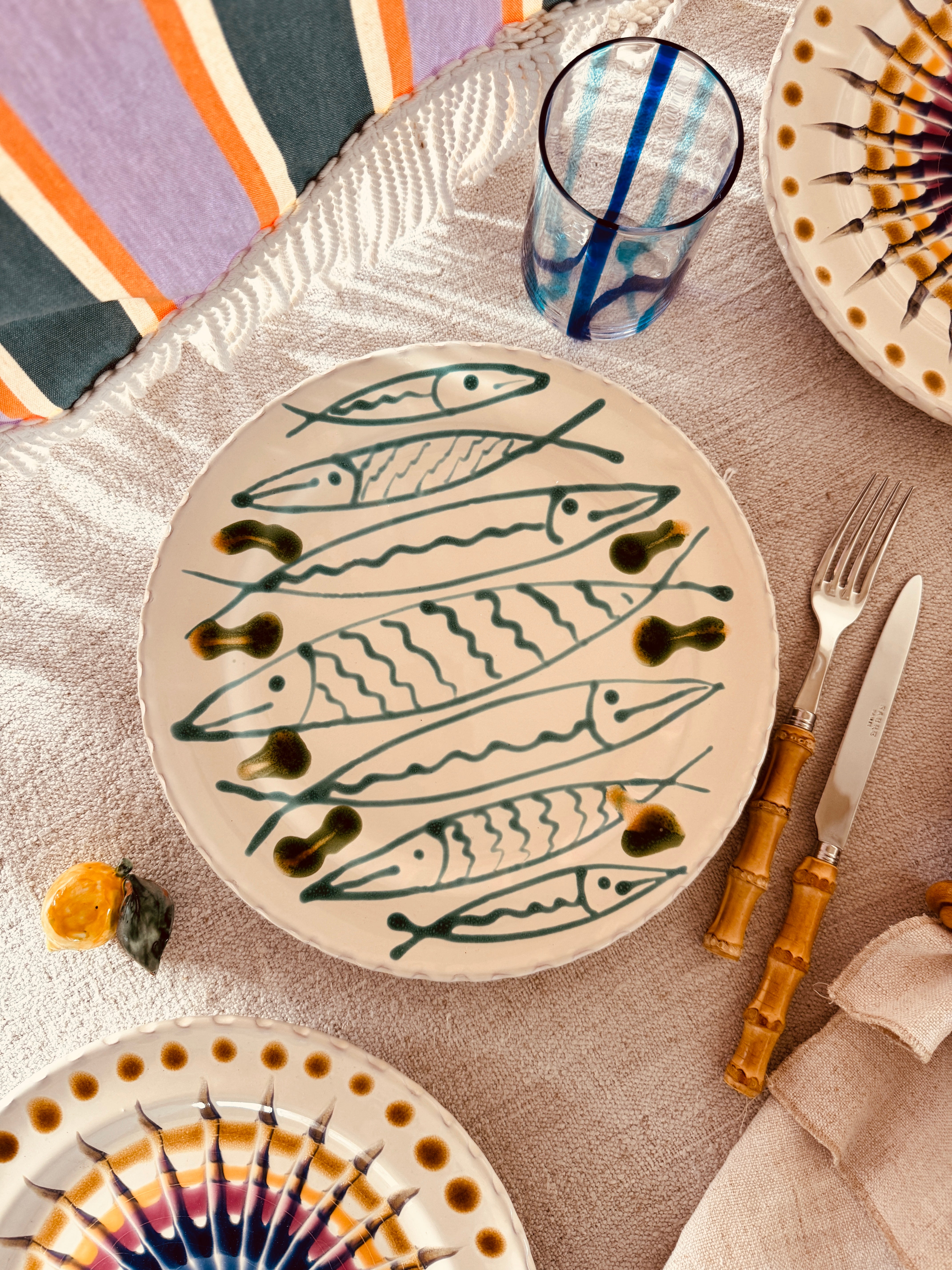 Psychodelic Speiseteller - 27cm "Pesce di Bari"