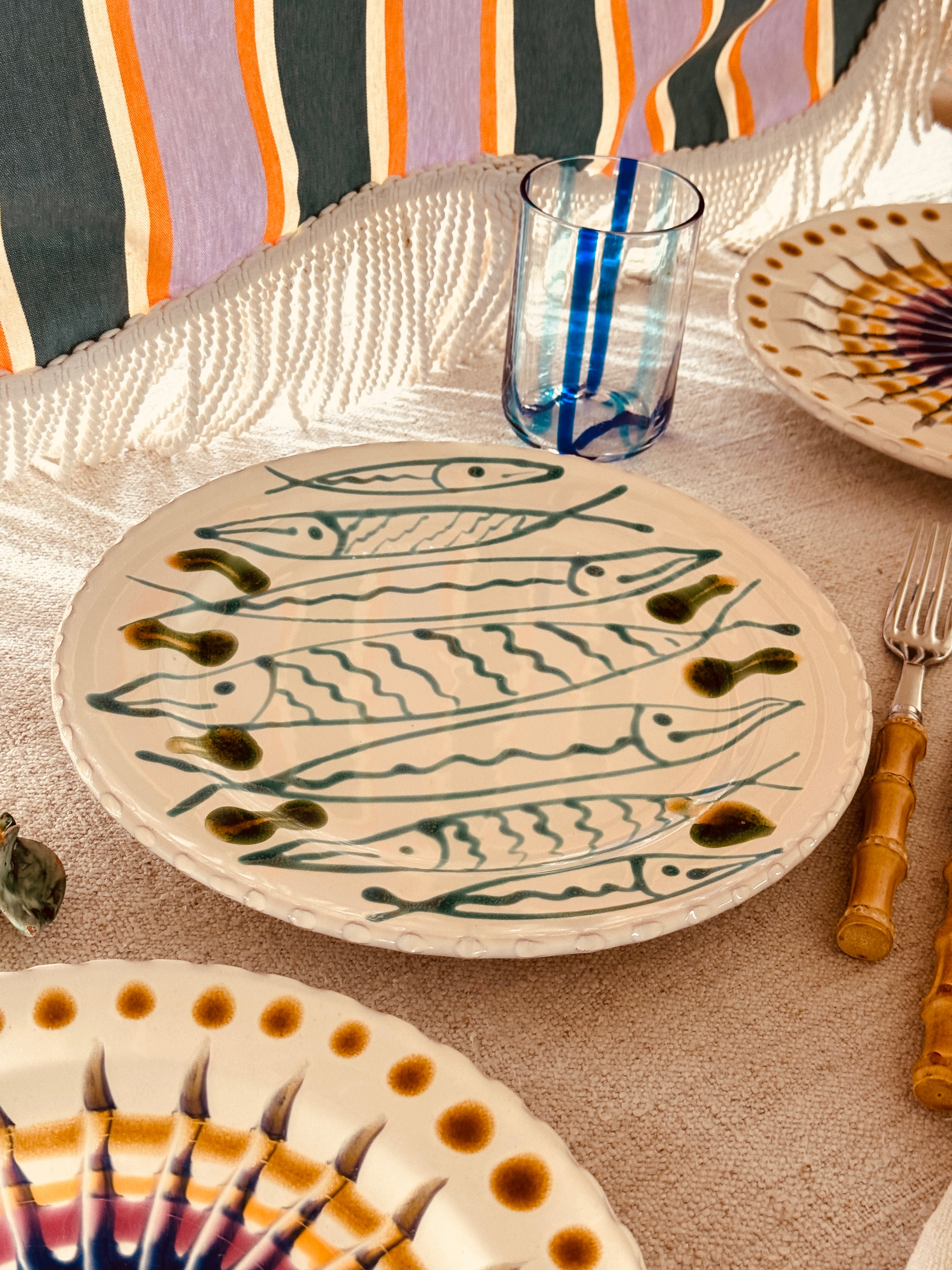 Psychodelic Speiseteller - 27cm "Pesce di Bari"