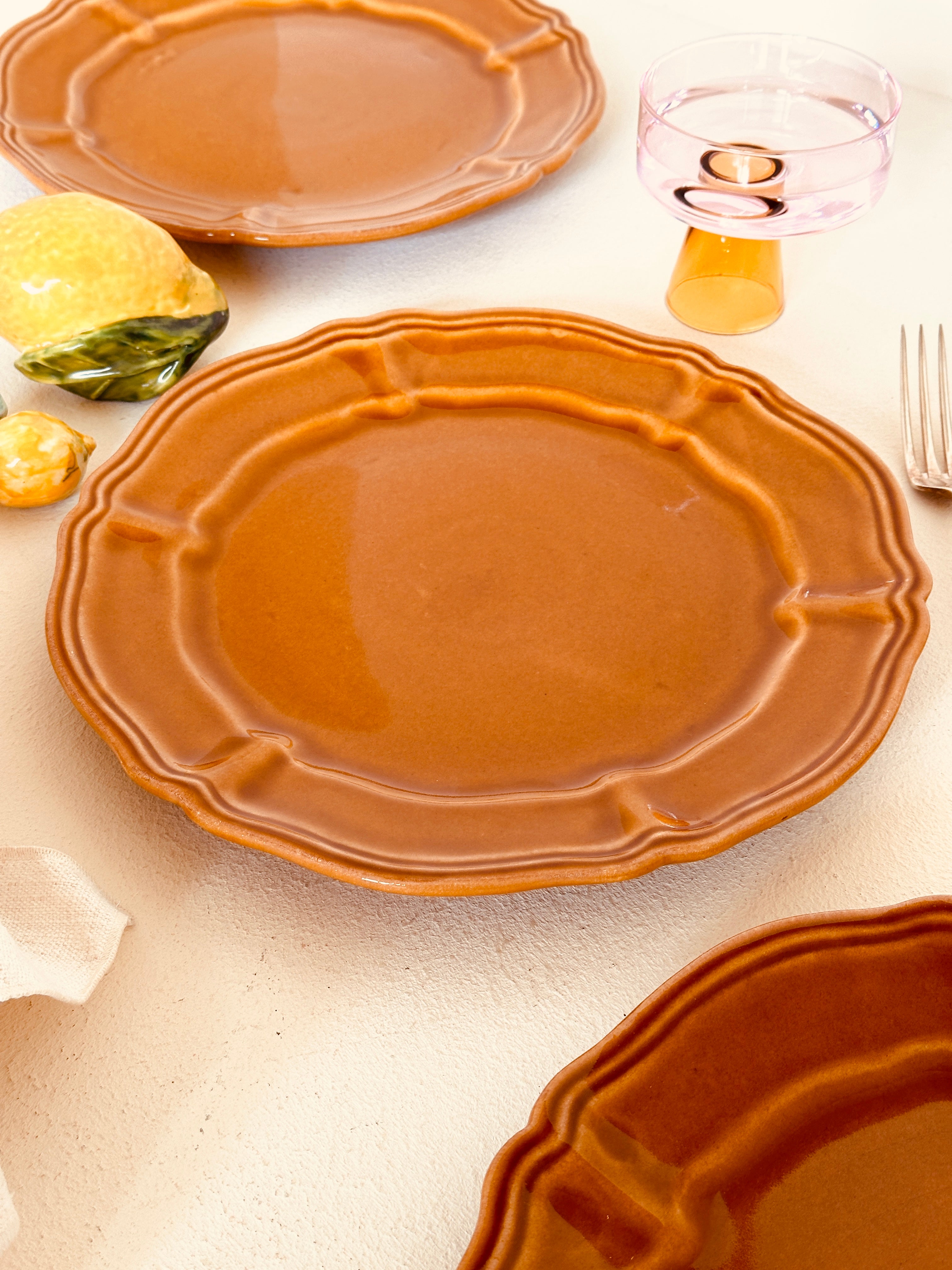 "The Baccellato" Uni Dinner Plate Honey