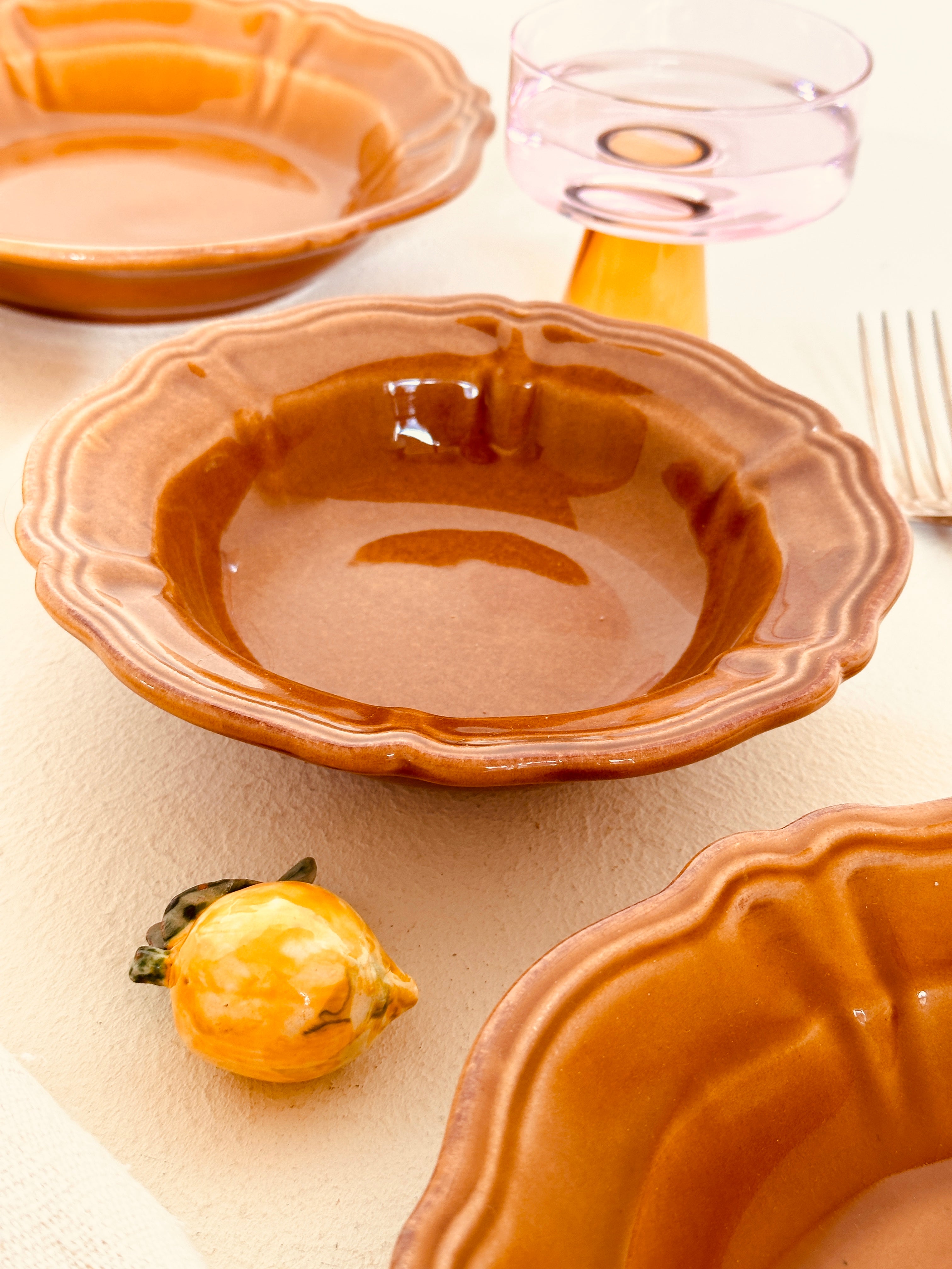"The Baccellato" small Uni Bowl Honey