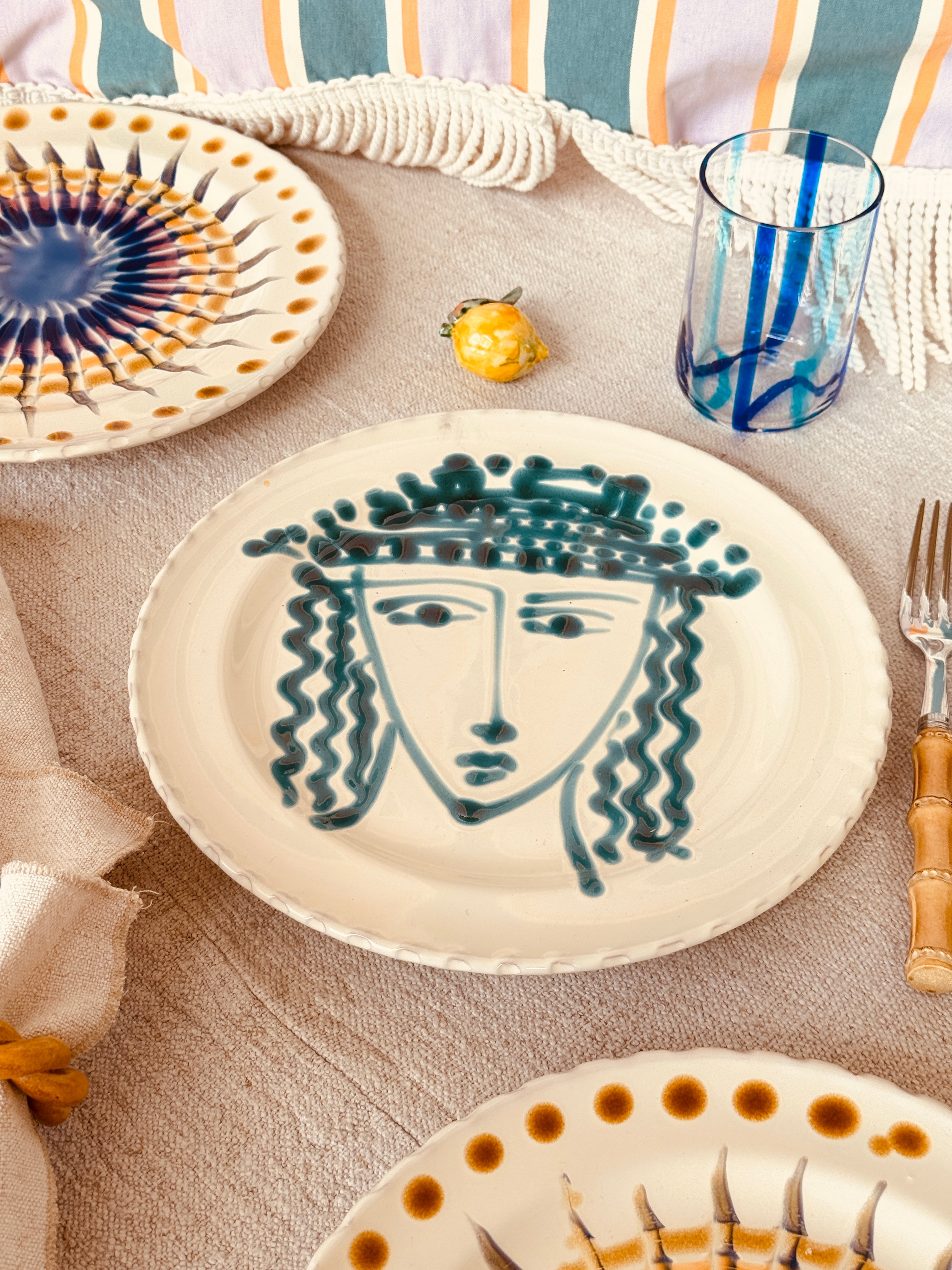 Speiseteller - 27cm "Unique Art Pieces by StudioRiviera"