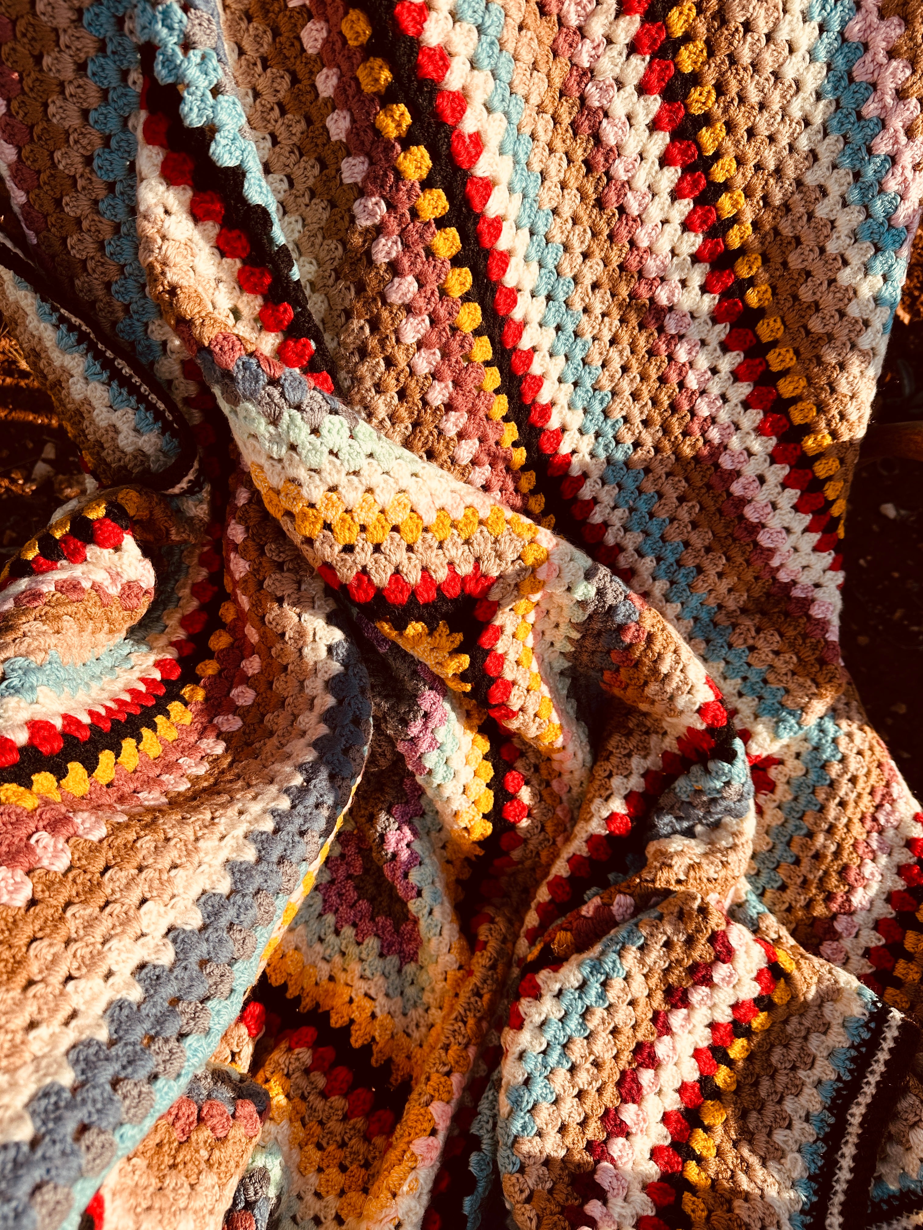 Crochet Blanket "Mrs.Riviera feels cozy"