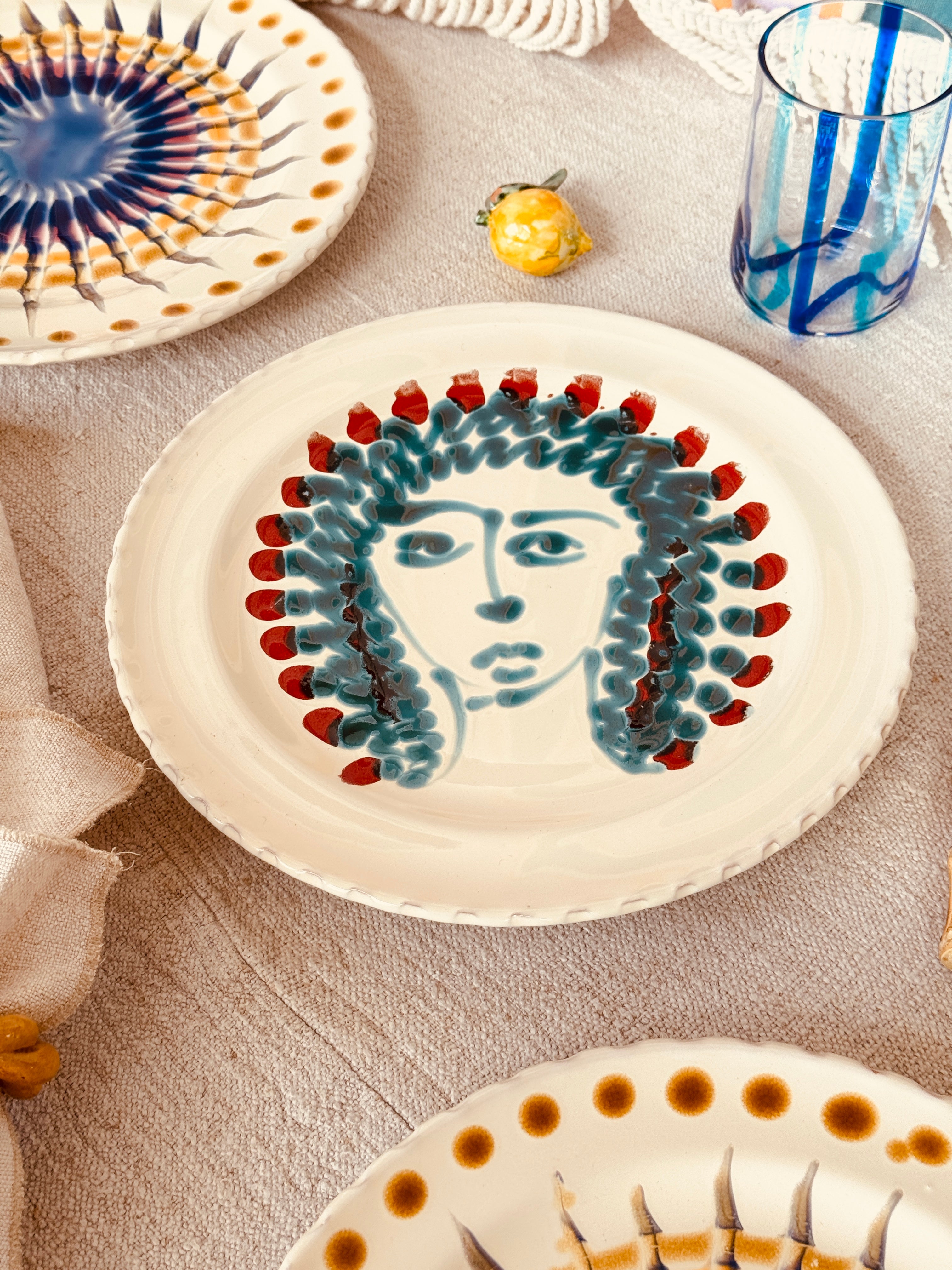 Speiseteller - 27cm "Unique Art Pieces by StudioRiviera"