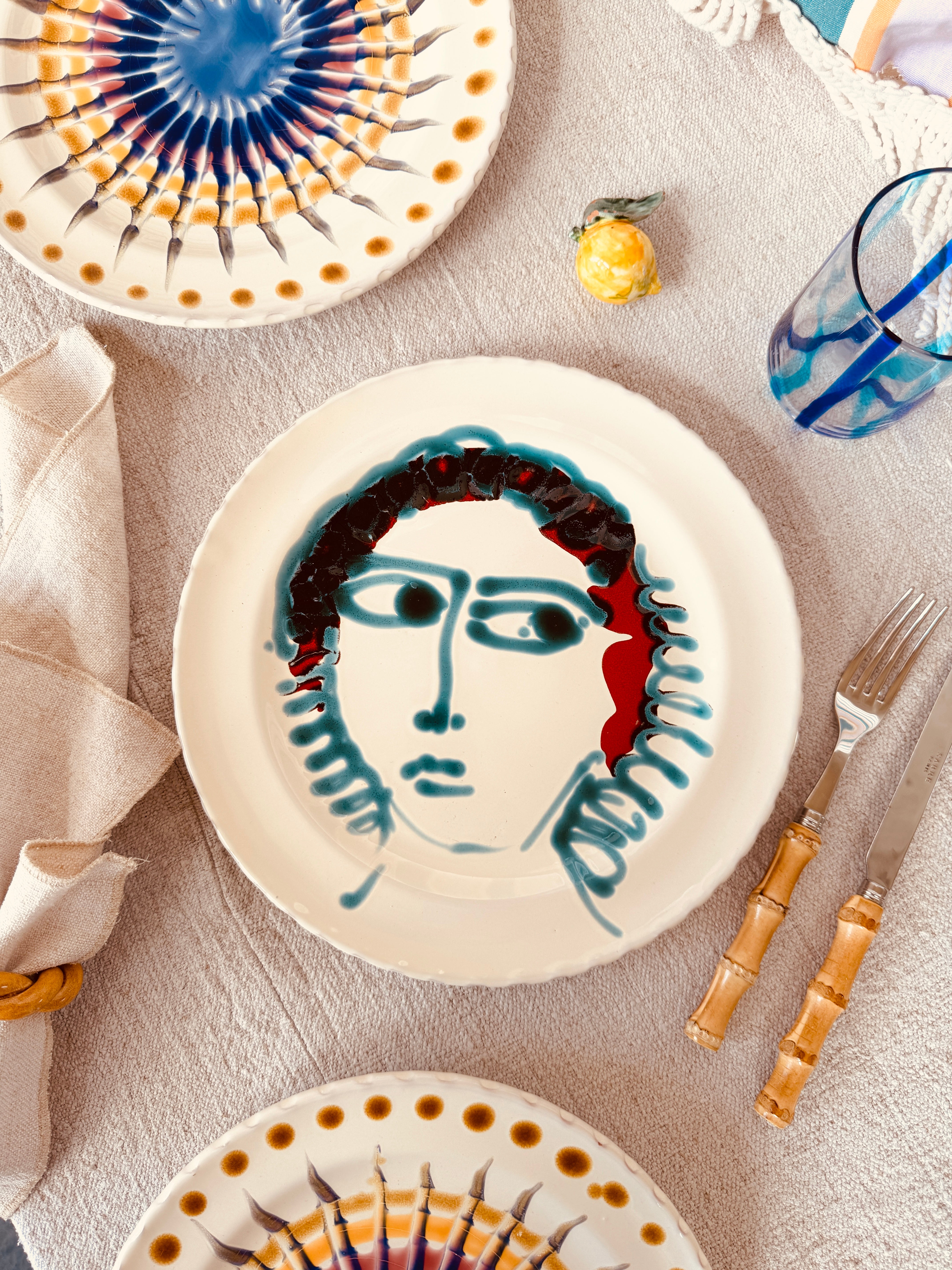 Speiseteller - 27cm "Unique Art Pieces by StudioRiviera"