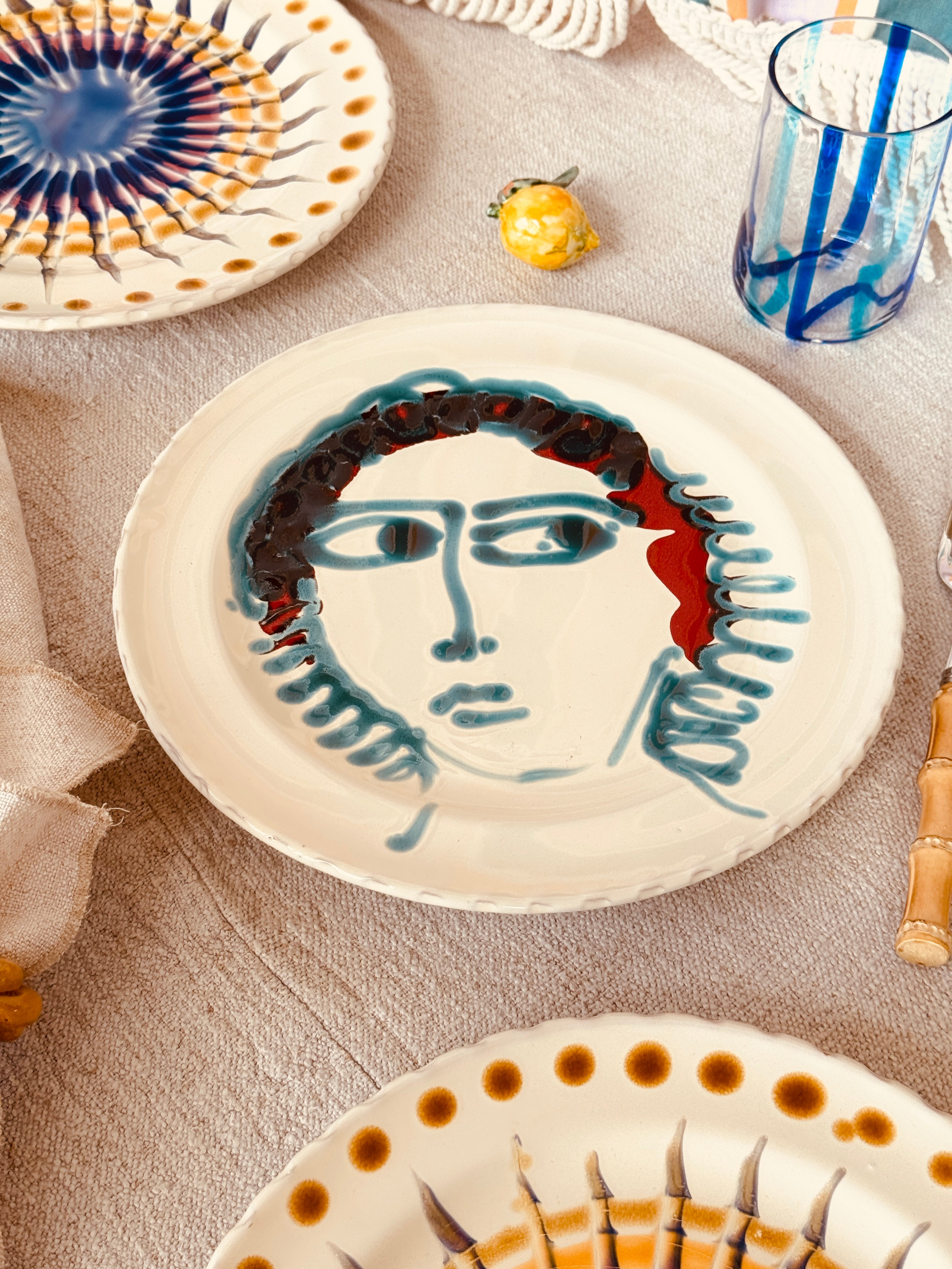 Speiseteller - 27cm "Unique Art Pieces by StudioRiviera"