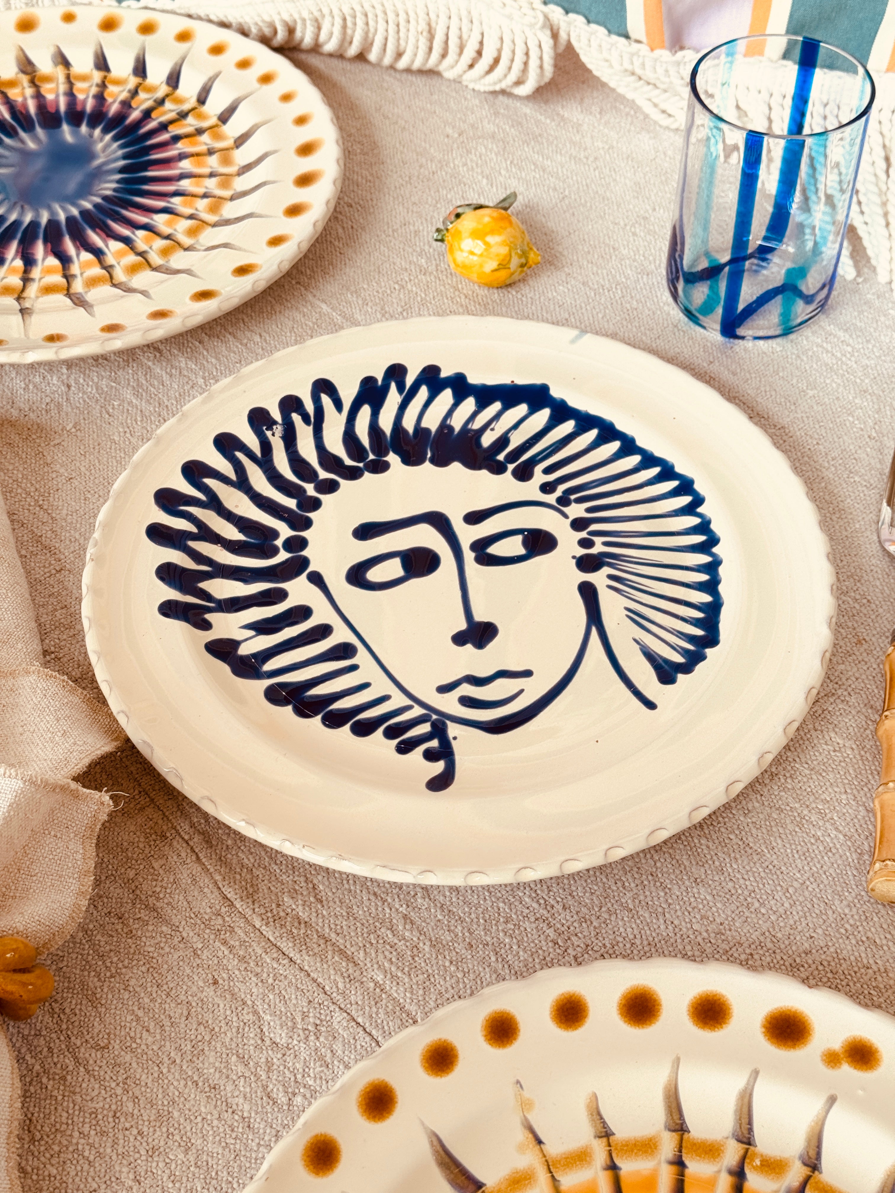 Speiseteller - 27cm "Unique Art Pieces by StudioRiviera"