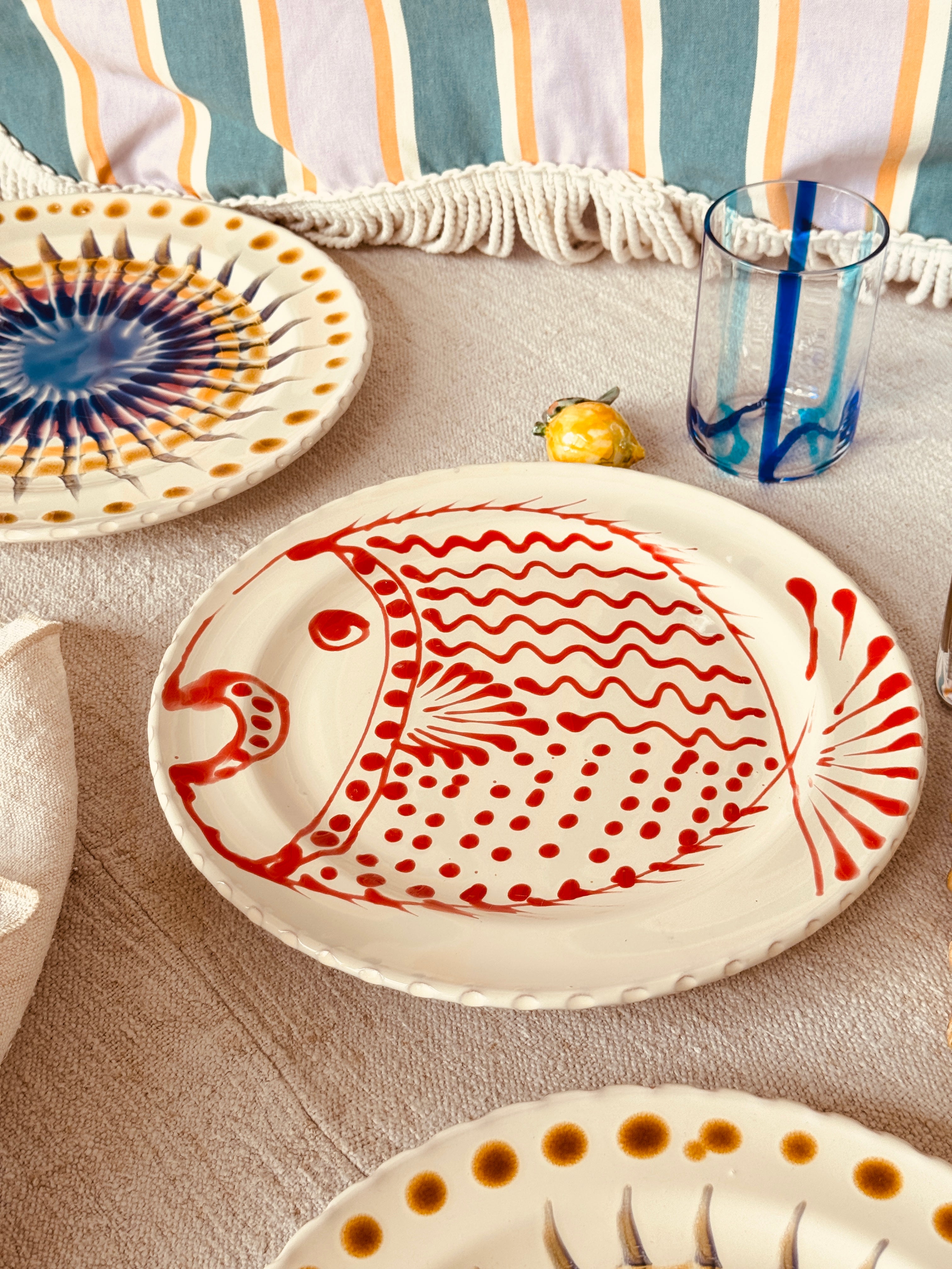 Speiseteller - 27cm "Unique Art Pieces by StudioRiviera"