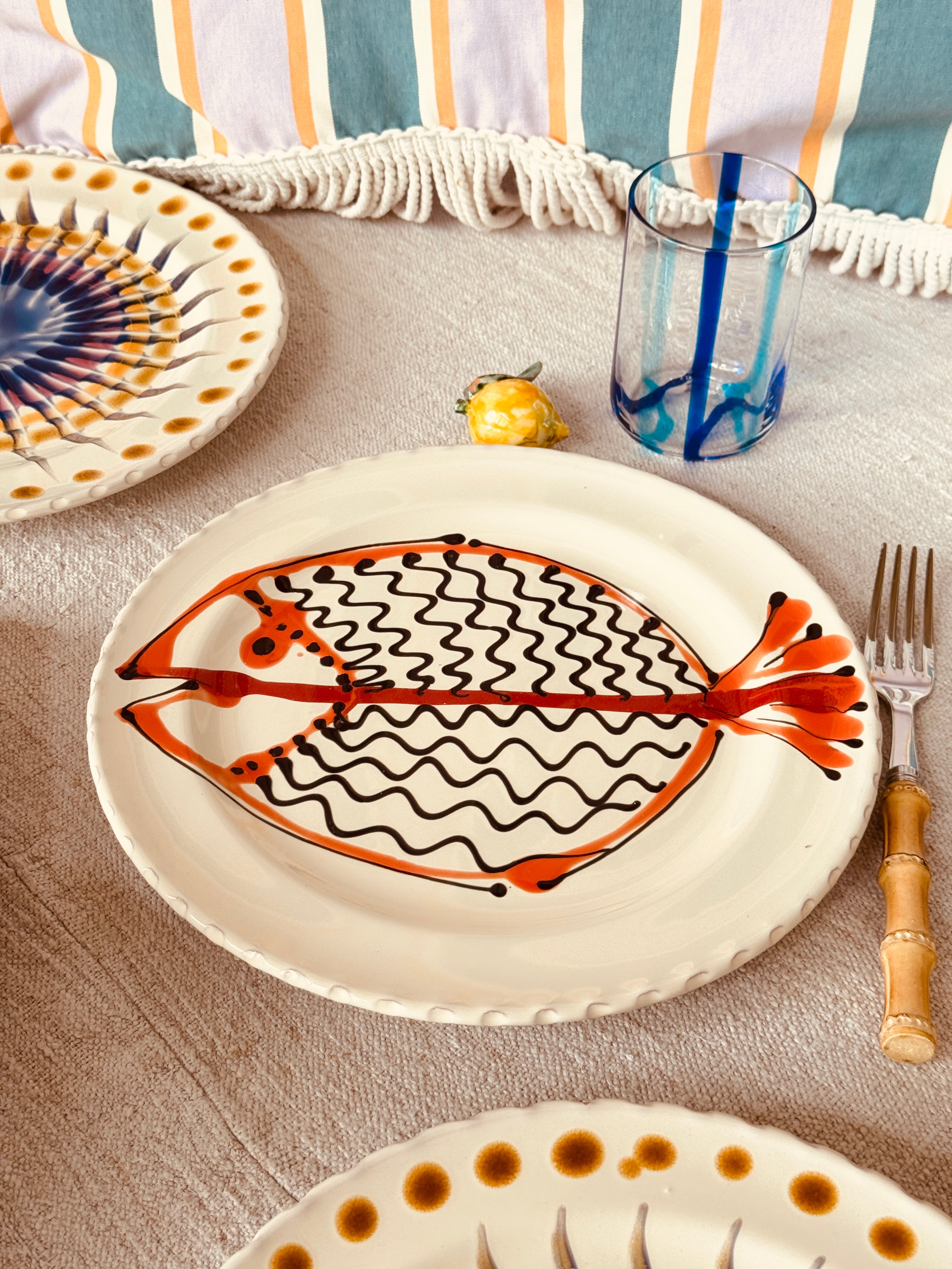 Speiseteller - 27cm "Unique Art Pieces by StudioRiviera"