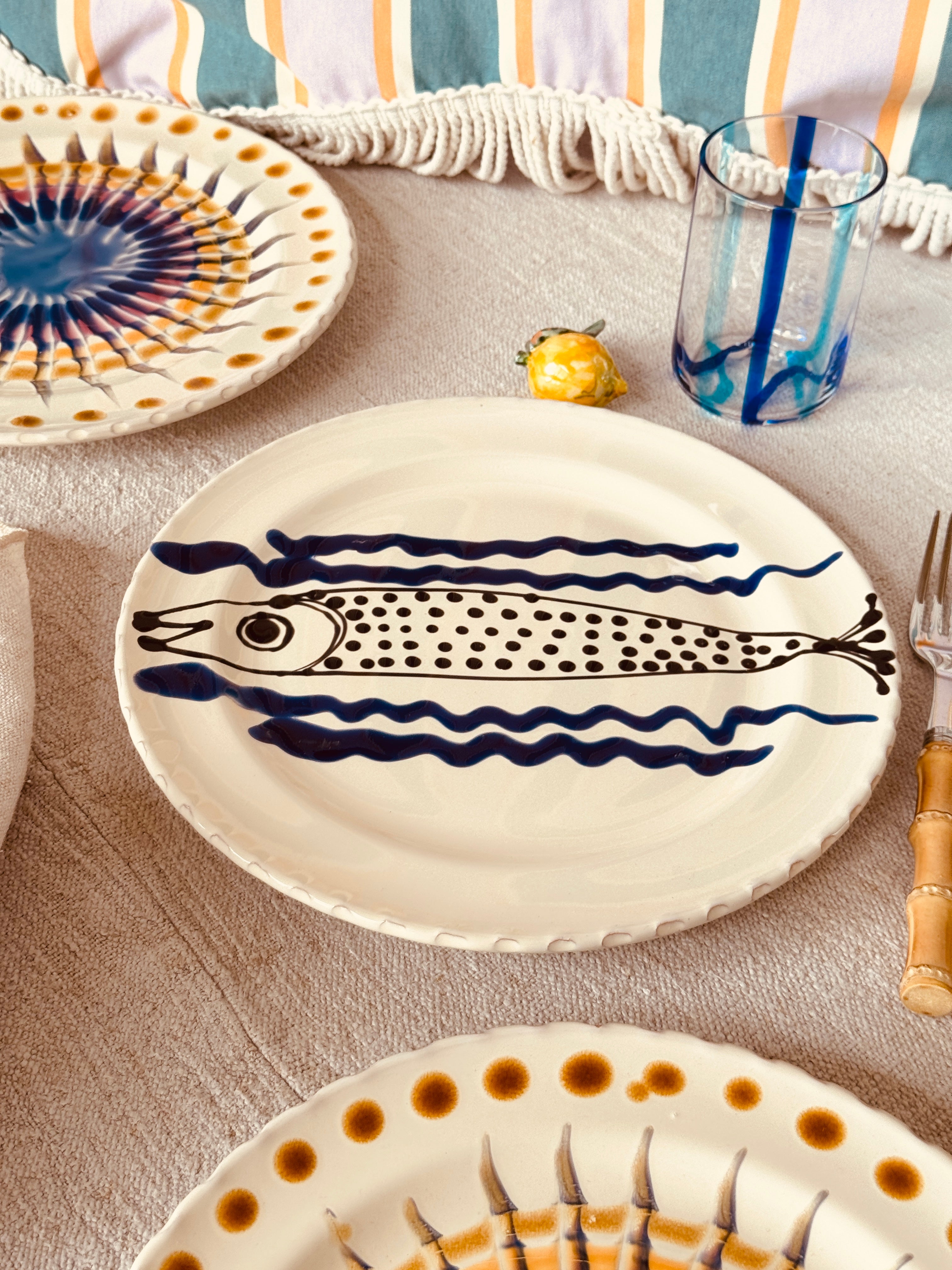 Speiseteller - 27cm "Unique Art Pieces by StudioRiviera"