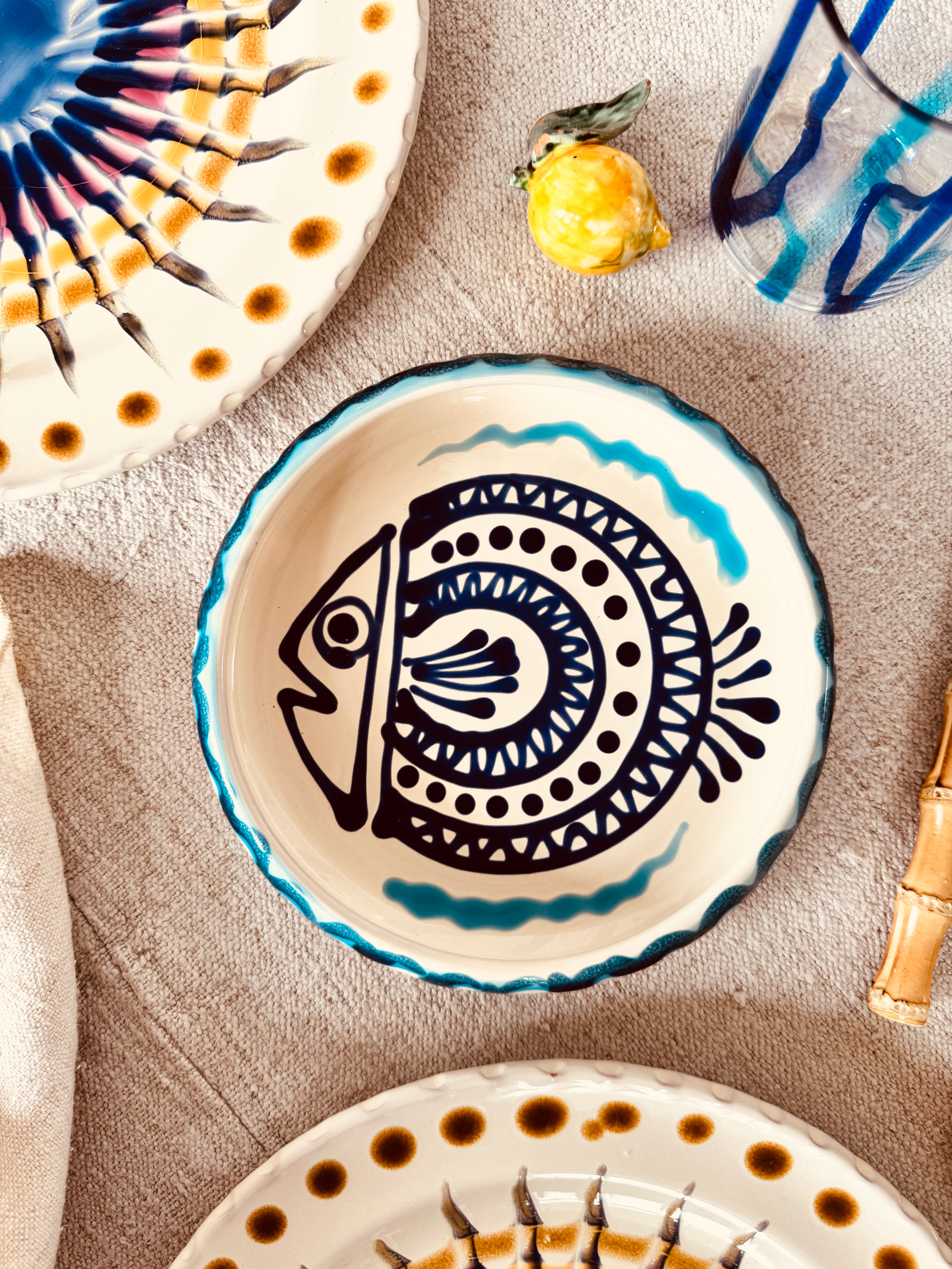 Frisbee Teller - 18cm "Pesce Coccaro"