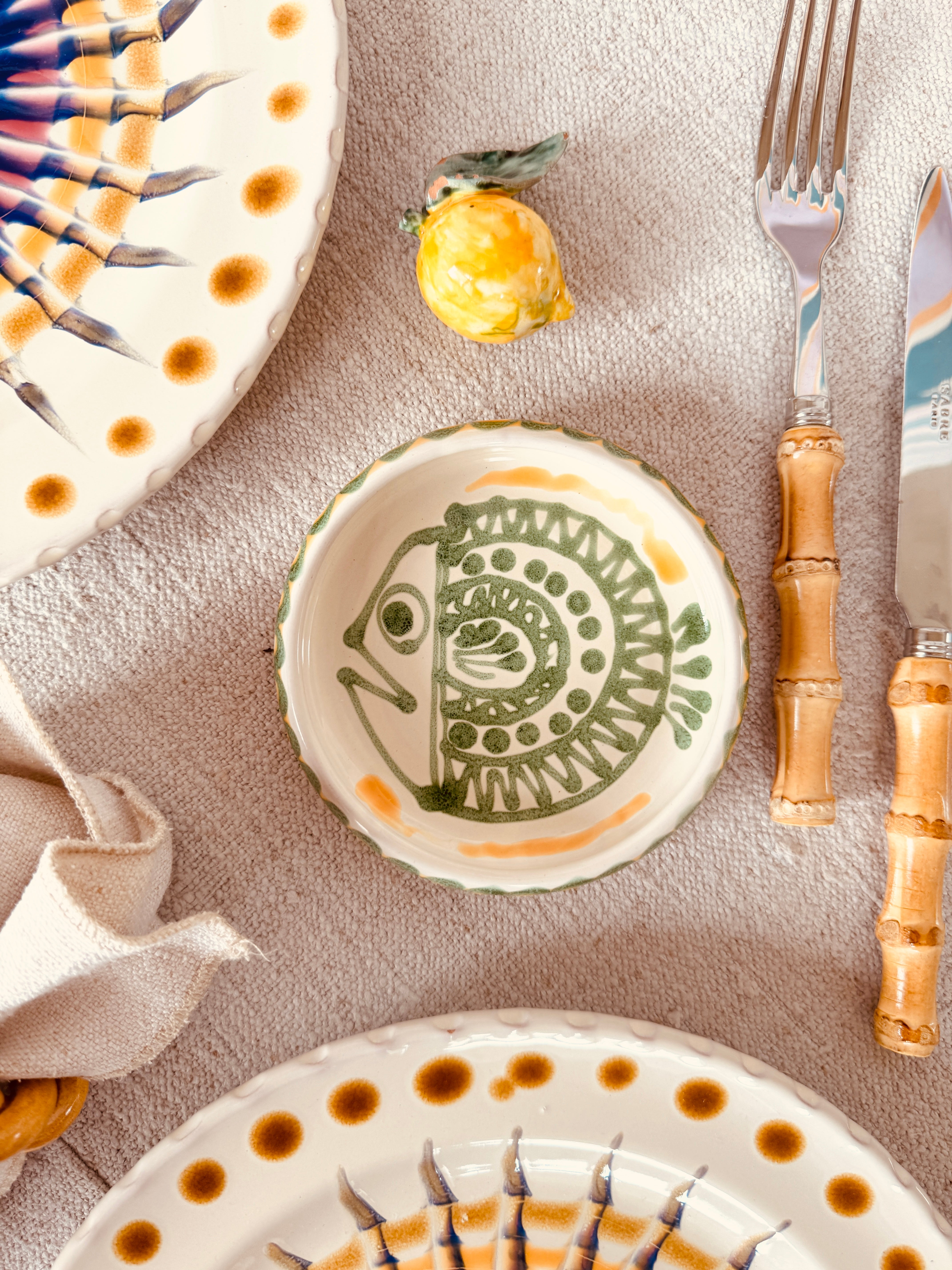 Frisbee Teller - 12cm "Pesce Livorno"