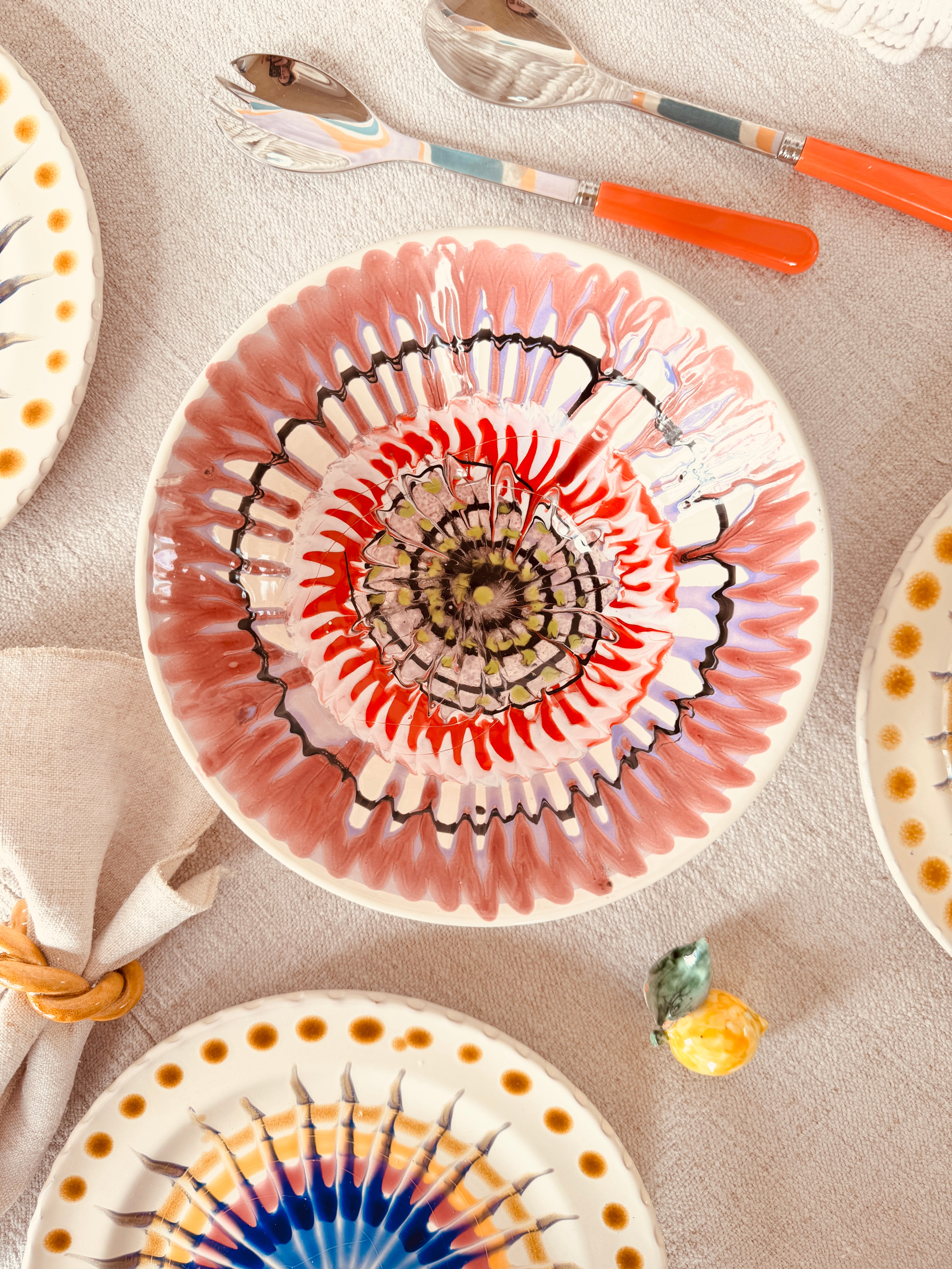 Salatschale, konisch - 25 "Einzelstück - Art Piece" 