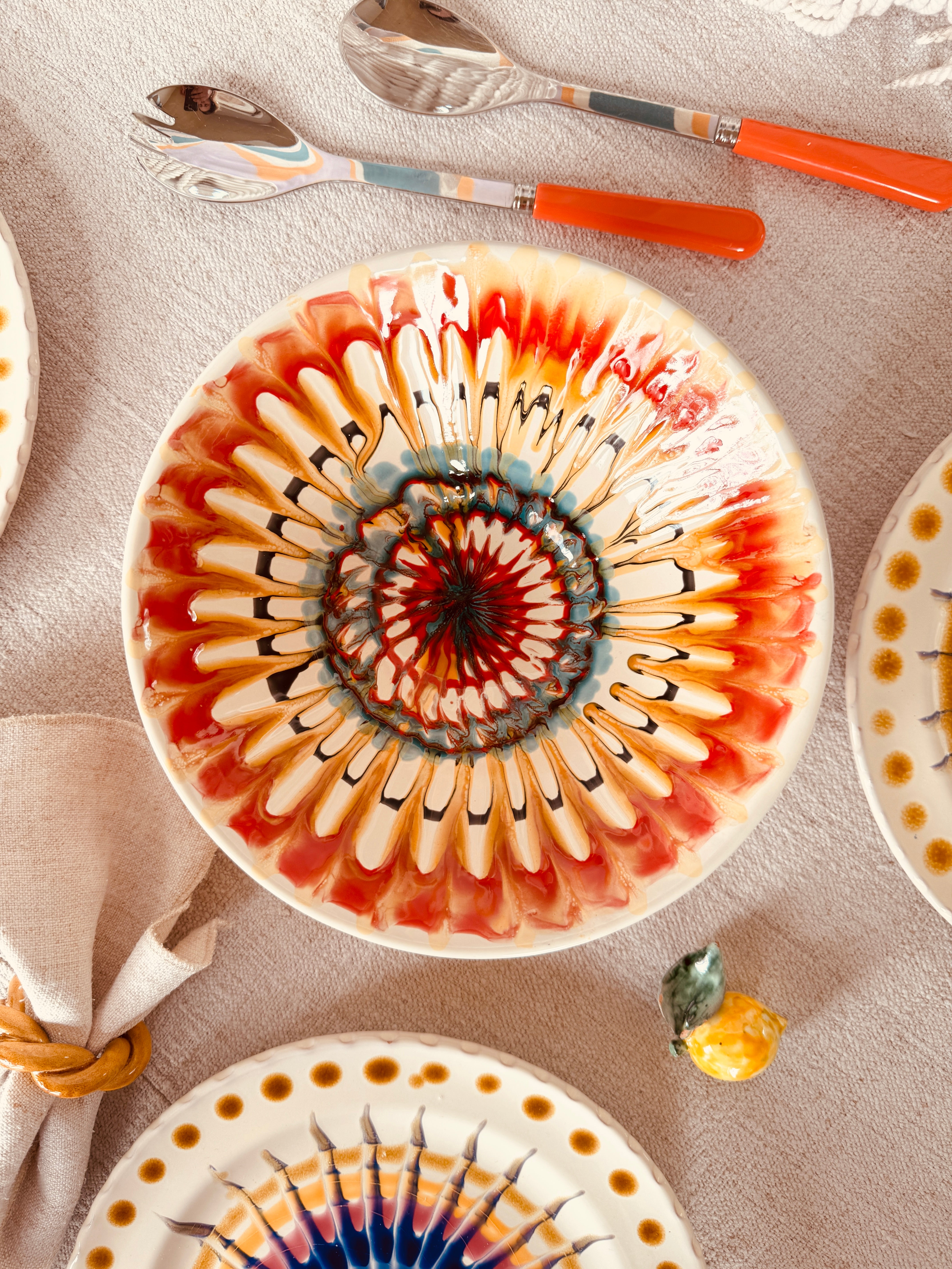 Salatschale, konisch - 25 "Einzelstück - Art Piece" 