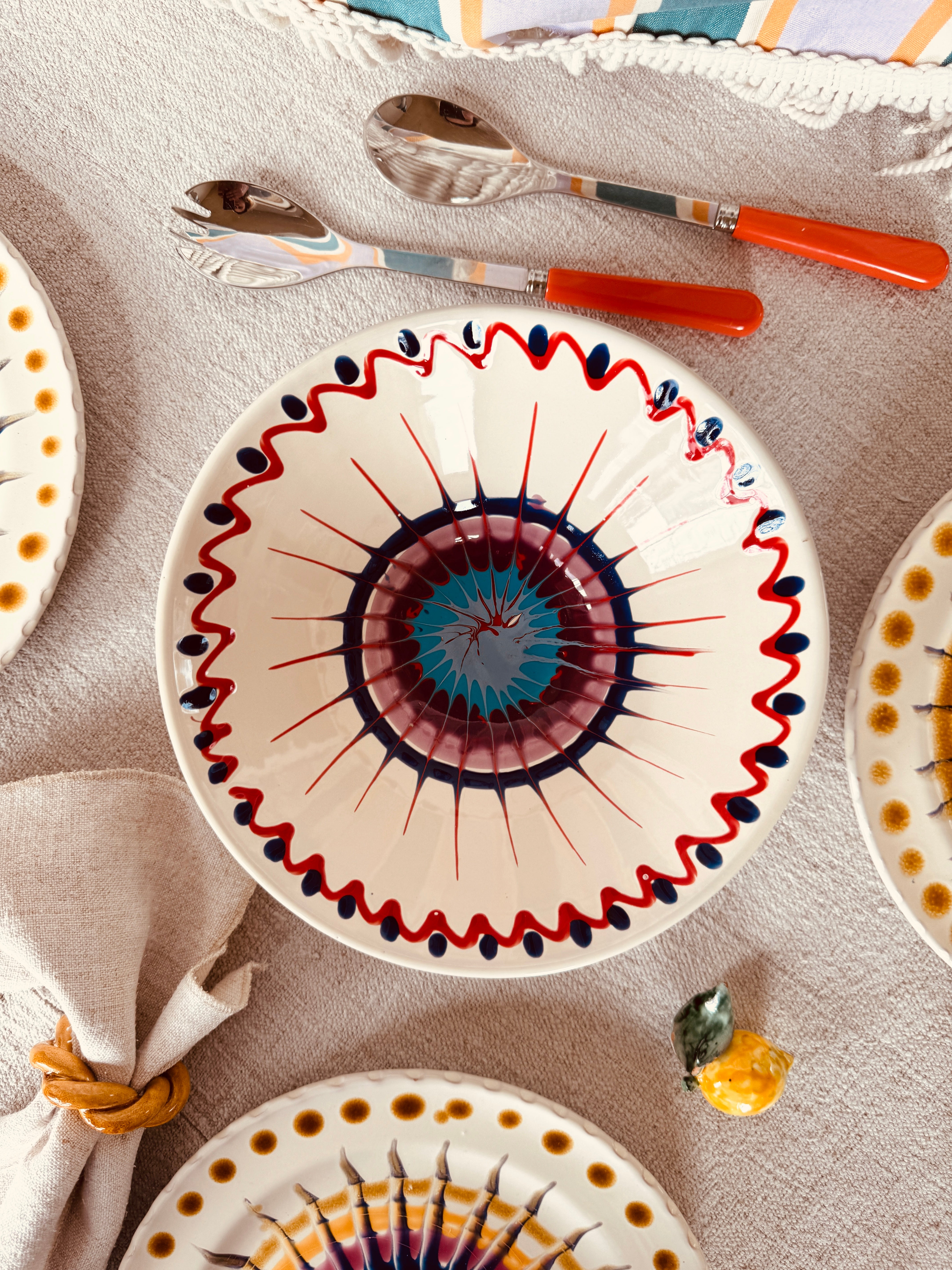 Salatschale, konisch - 25 "Einzelstück - Art Piece" 