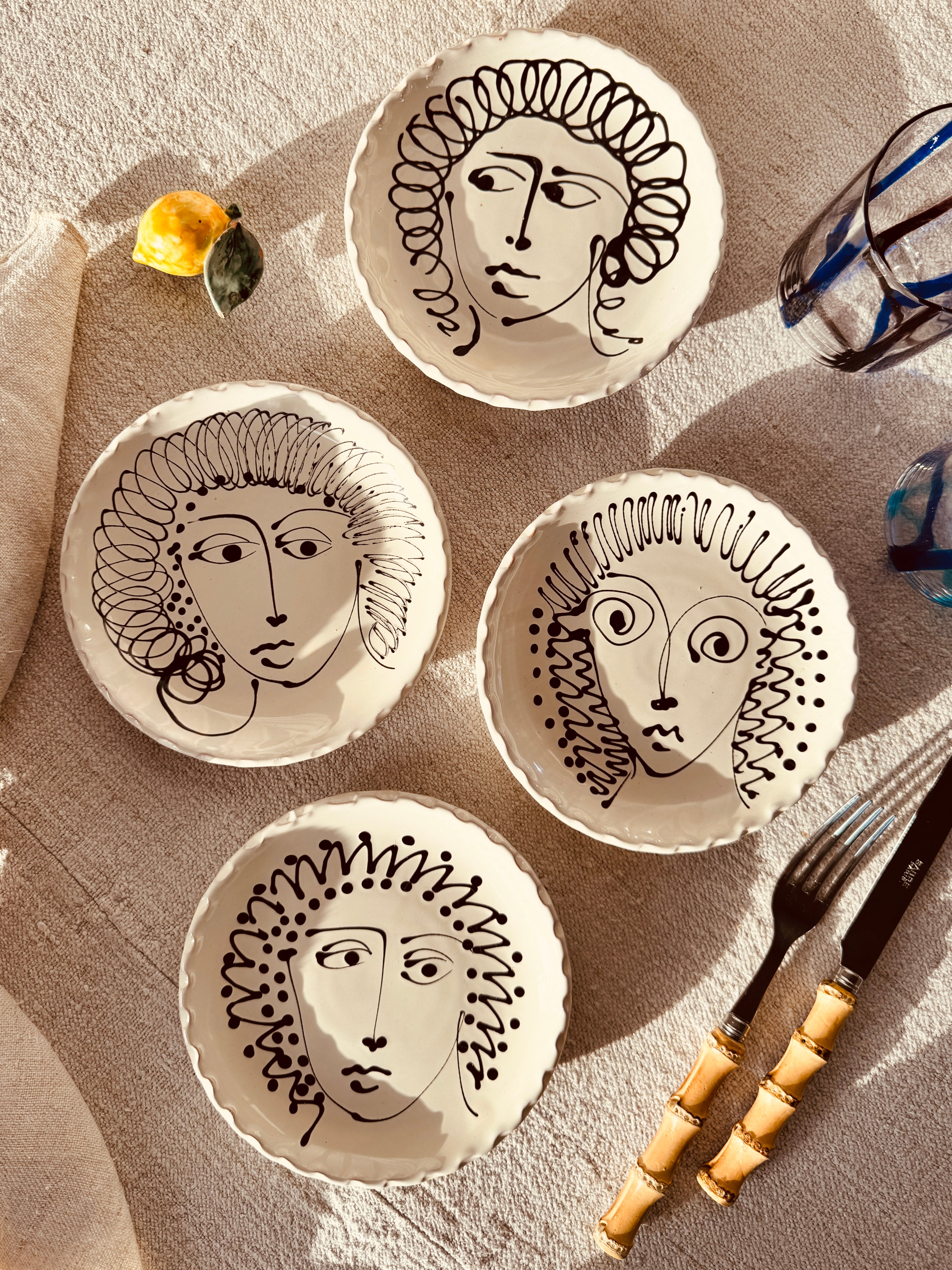 Teller 16cm "Viso Mix" 4er Set