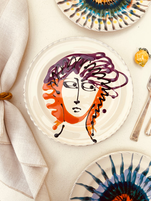 Psychodelic Fruit Plate "Spirali Tricase“