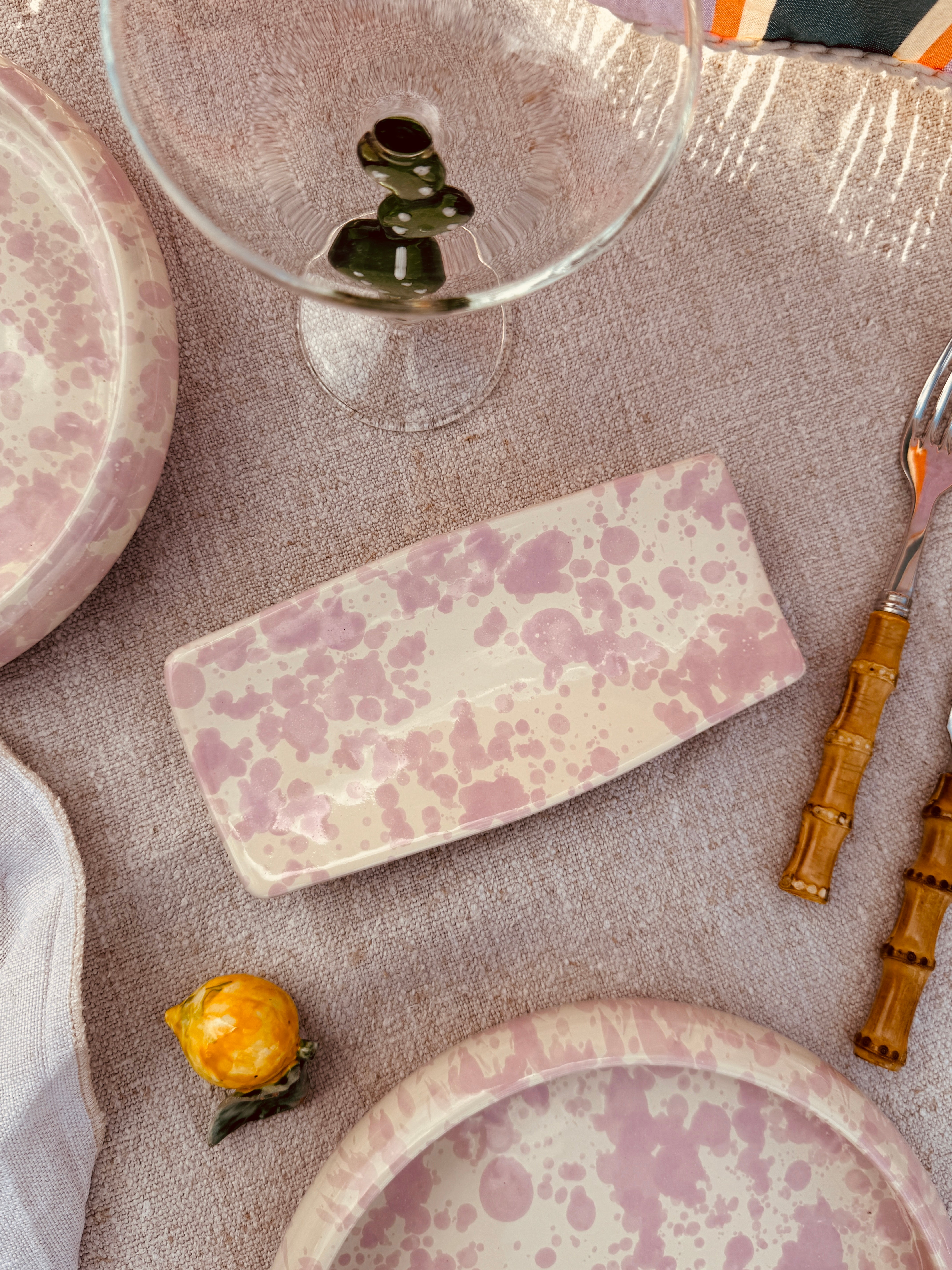 Sushi & Aperitivo Servierplatte Schizzato "Rosato"