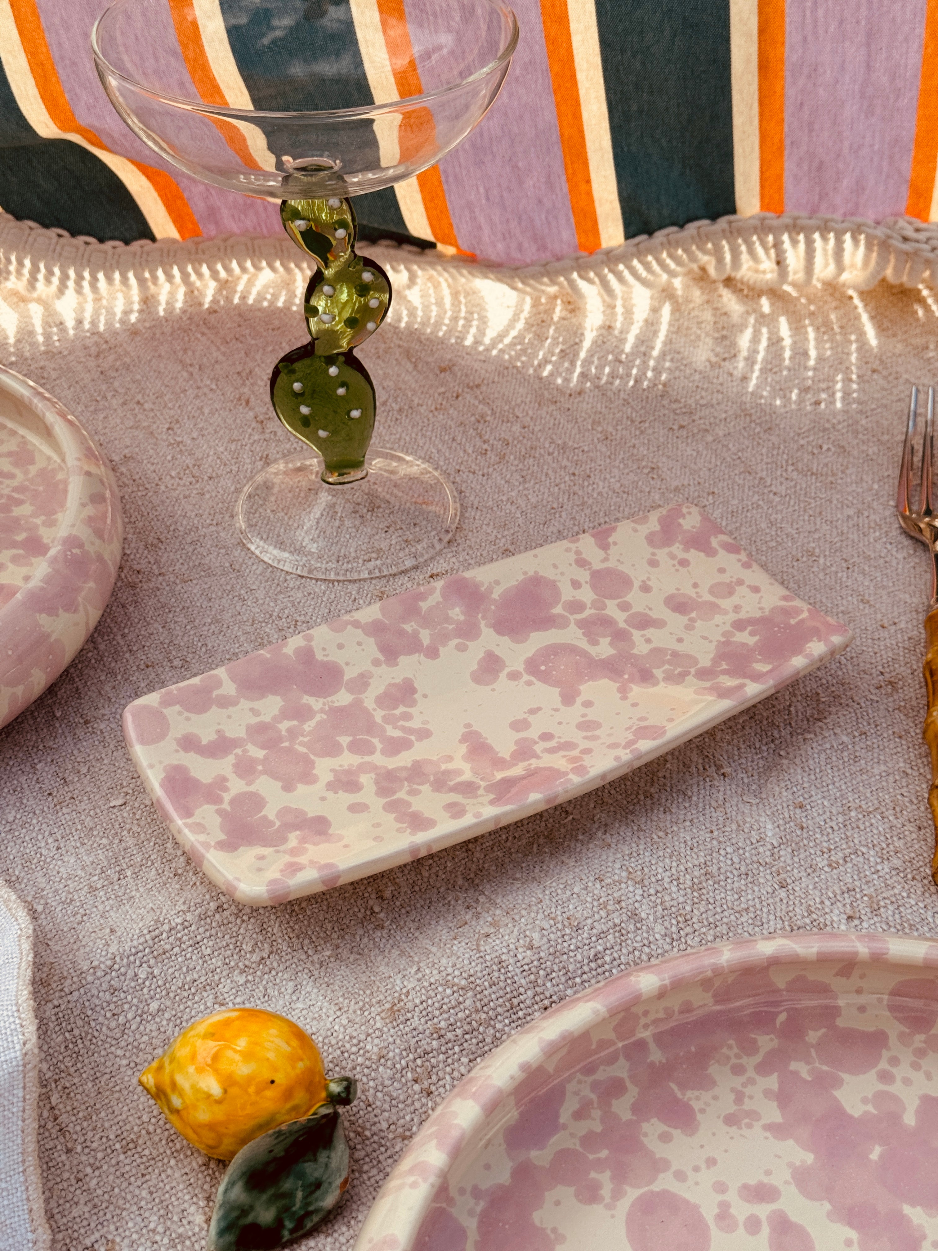 Sushi & Aperitivo Servierplatte Schizzato "Rosato"