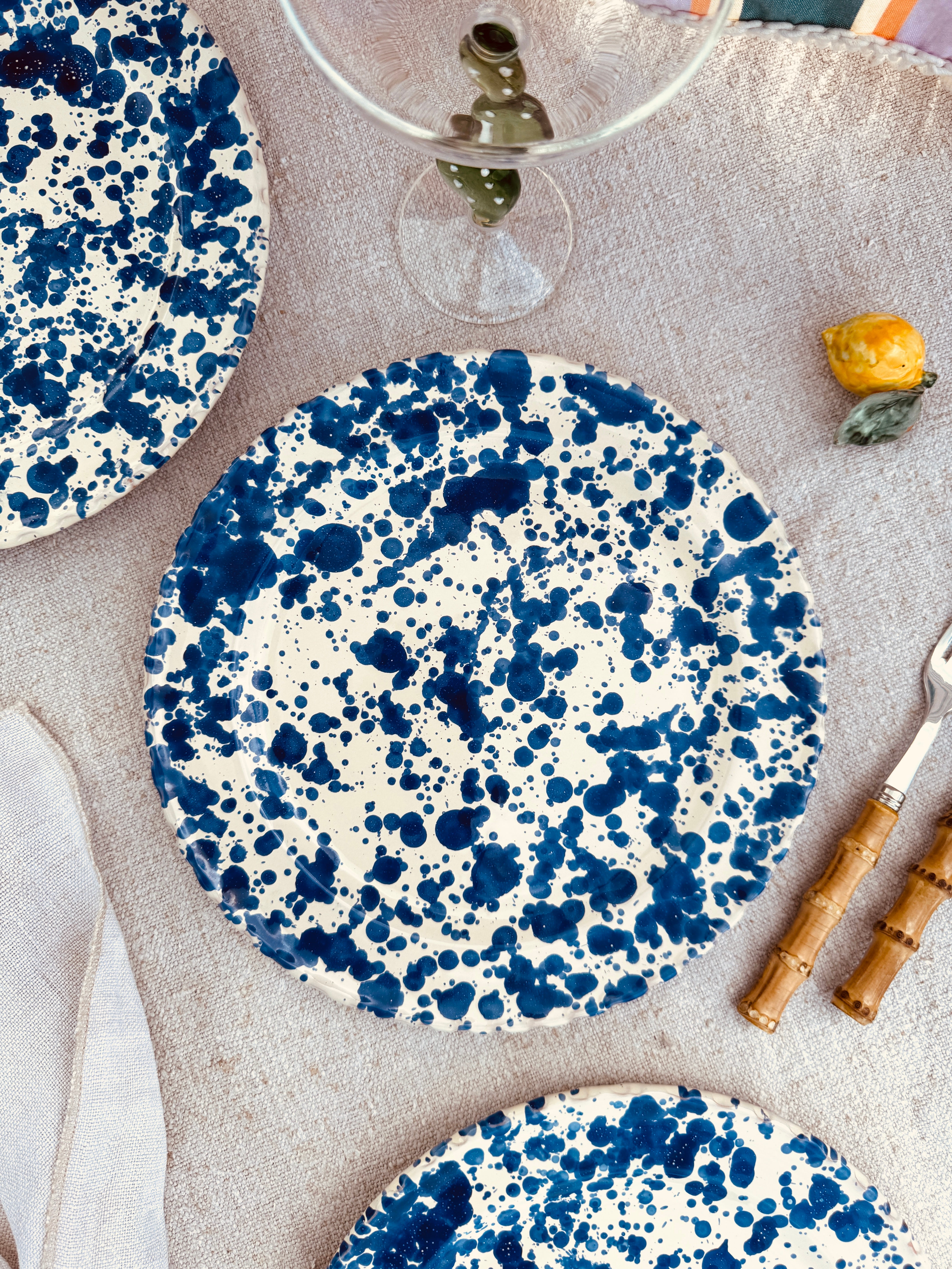 Schizzato Speiseteller "Blu" 27cm