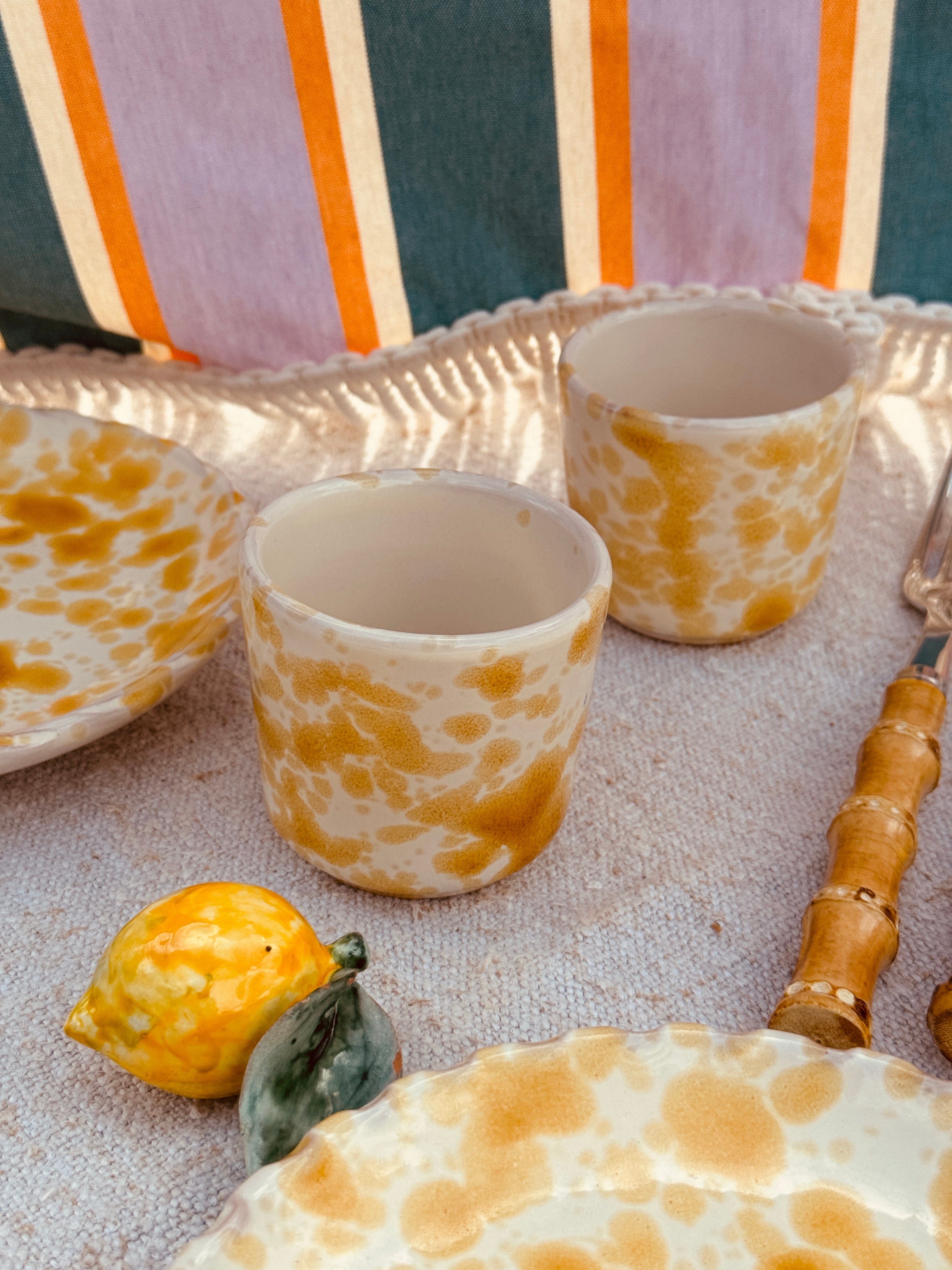 Schizzato Espresso Becher "Honey" 2er Set