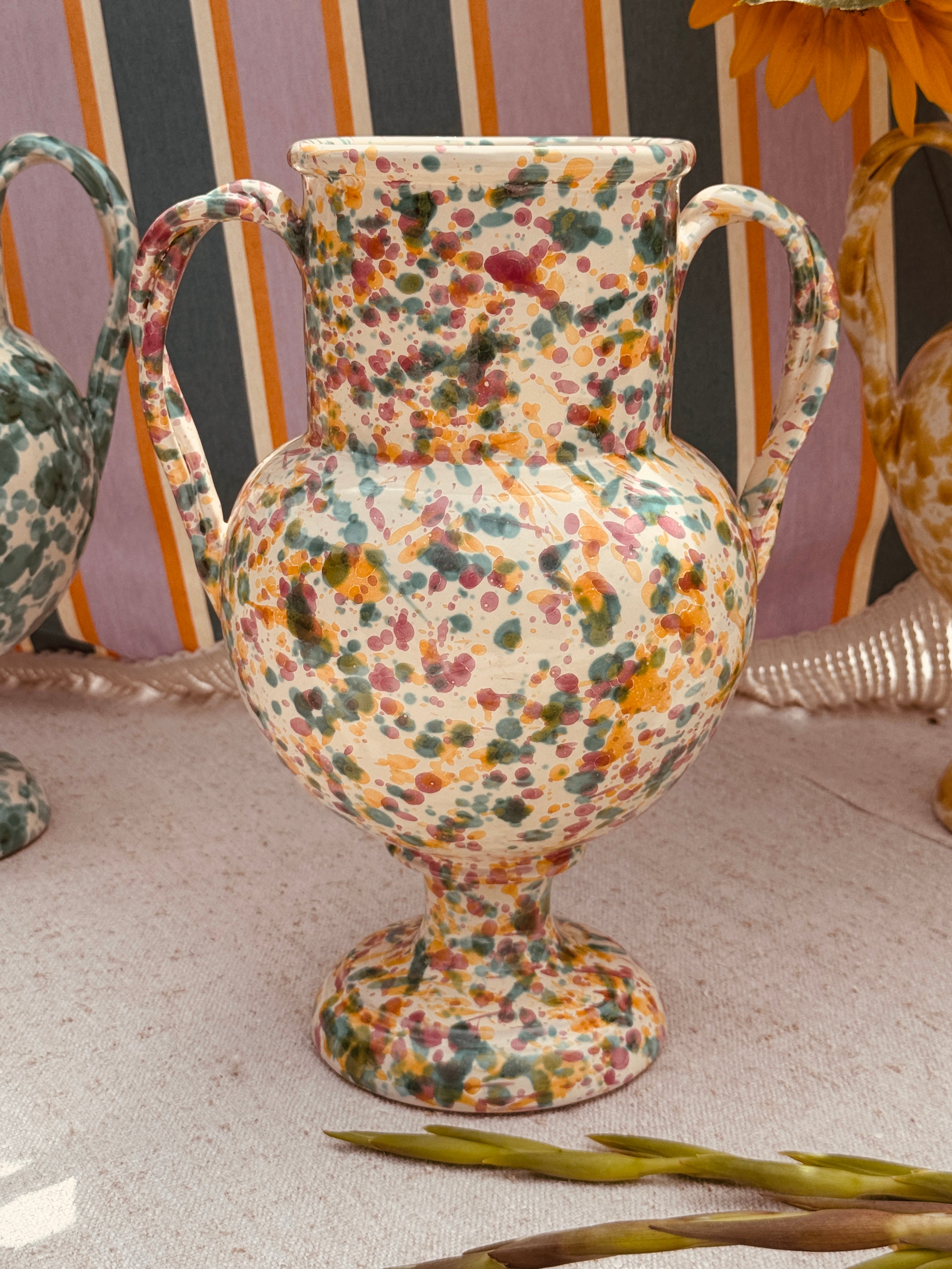 Schizzato Vase 34cm "Colori Fantasia" - EINZELSTÜCK
