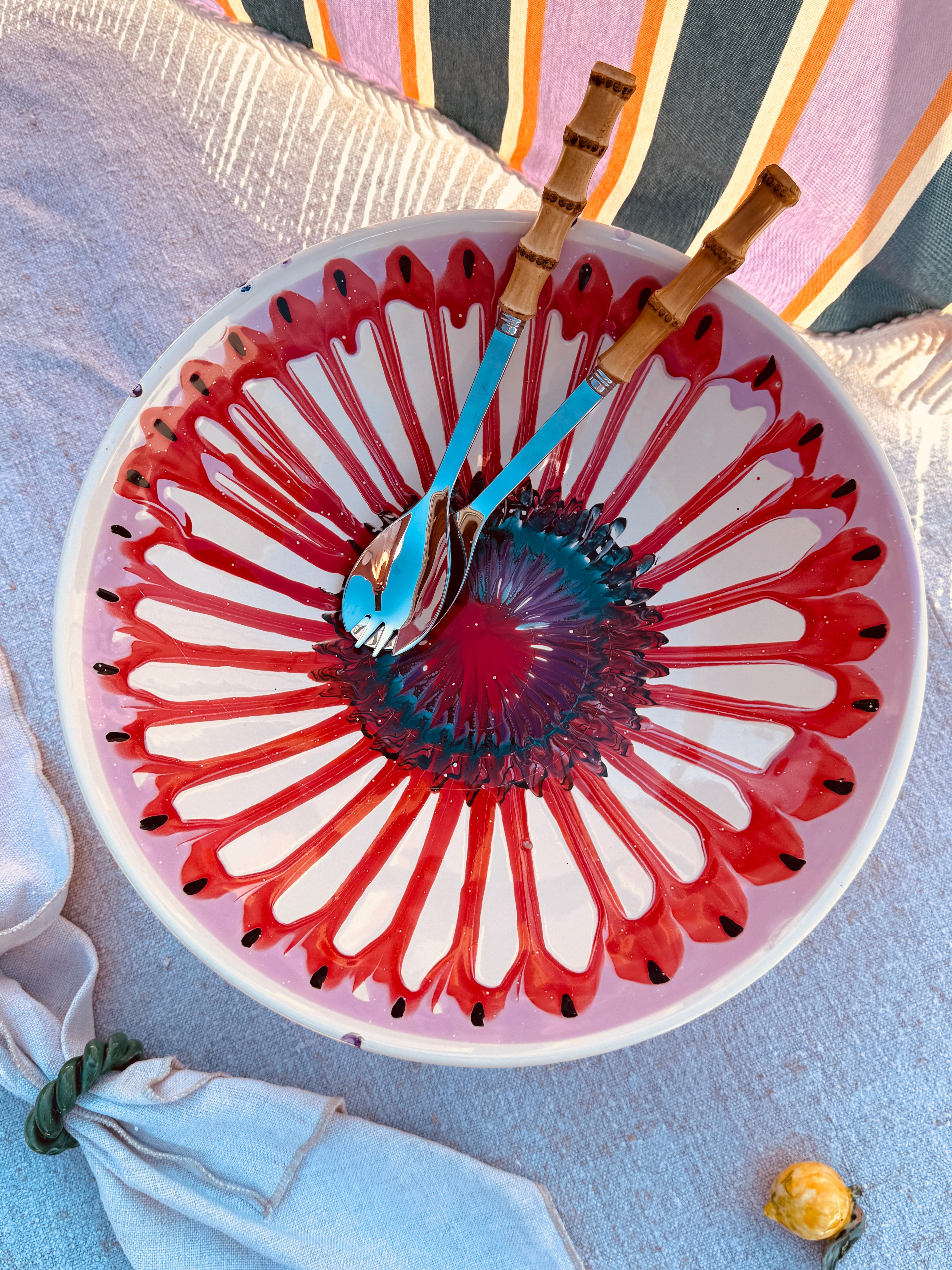 Einzelstück – Psychodelic High Bowl „Konic“, 35 cm
